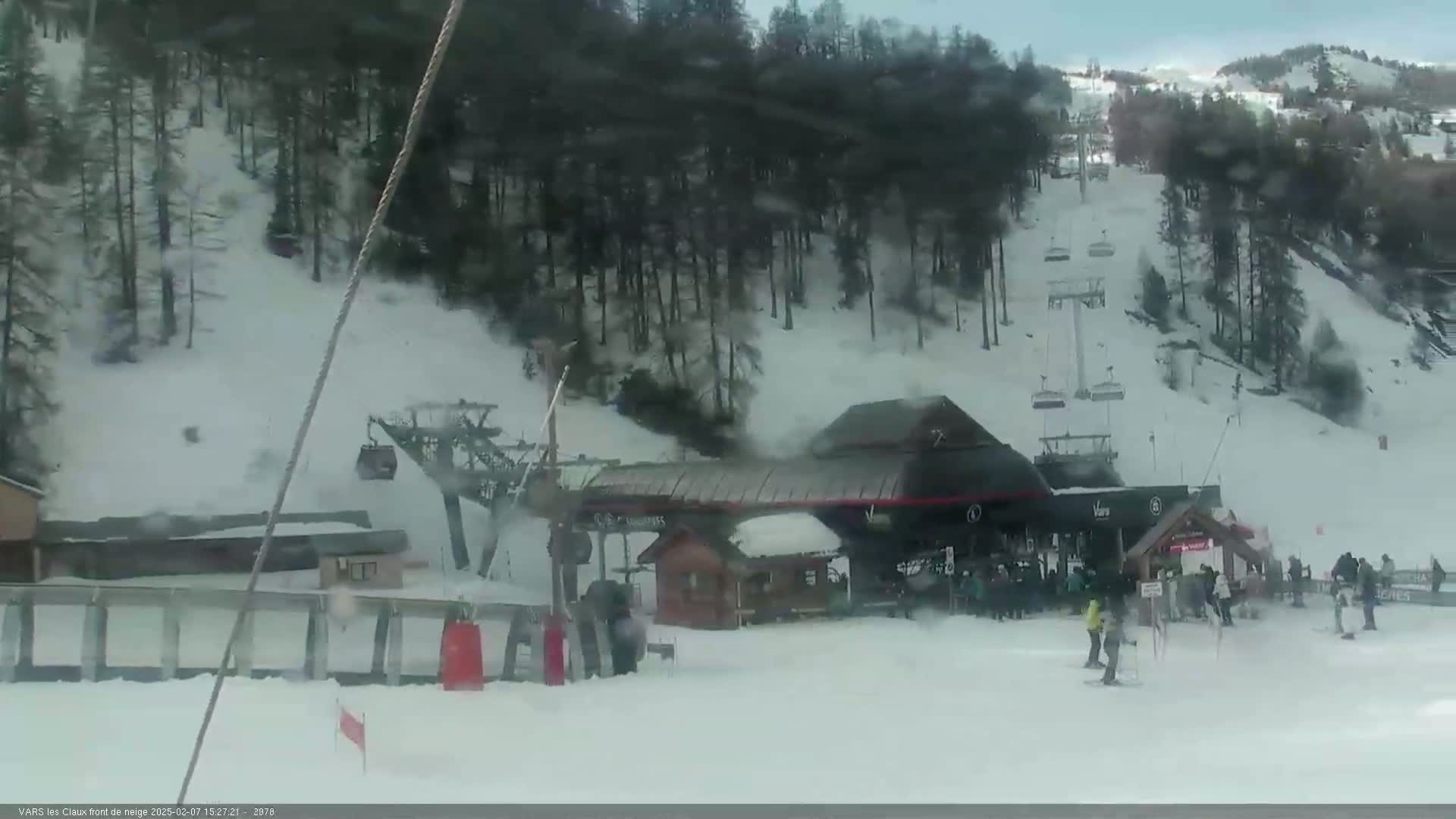 Vars (Hautes Alpes) Ski Village & Ski Slopes Live Cam -  Briançon, Hautes-Alpes, Provence-Alpes-Côte d’Azur