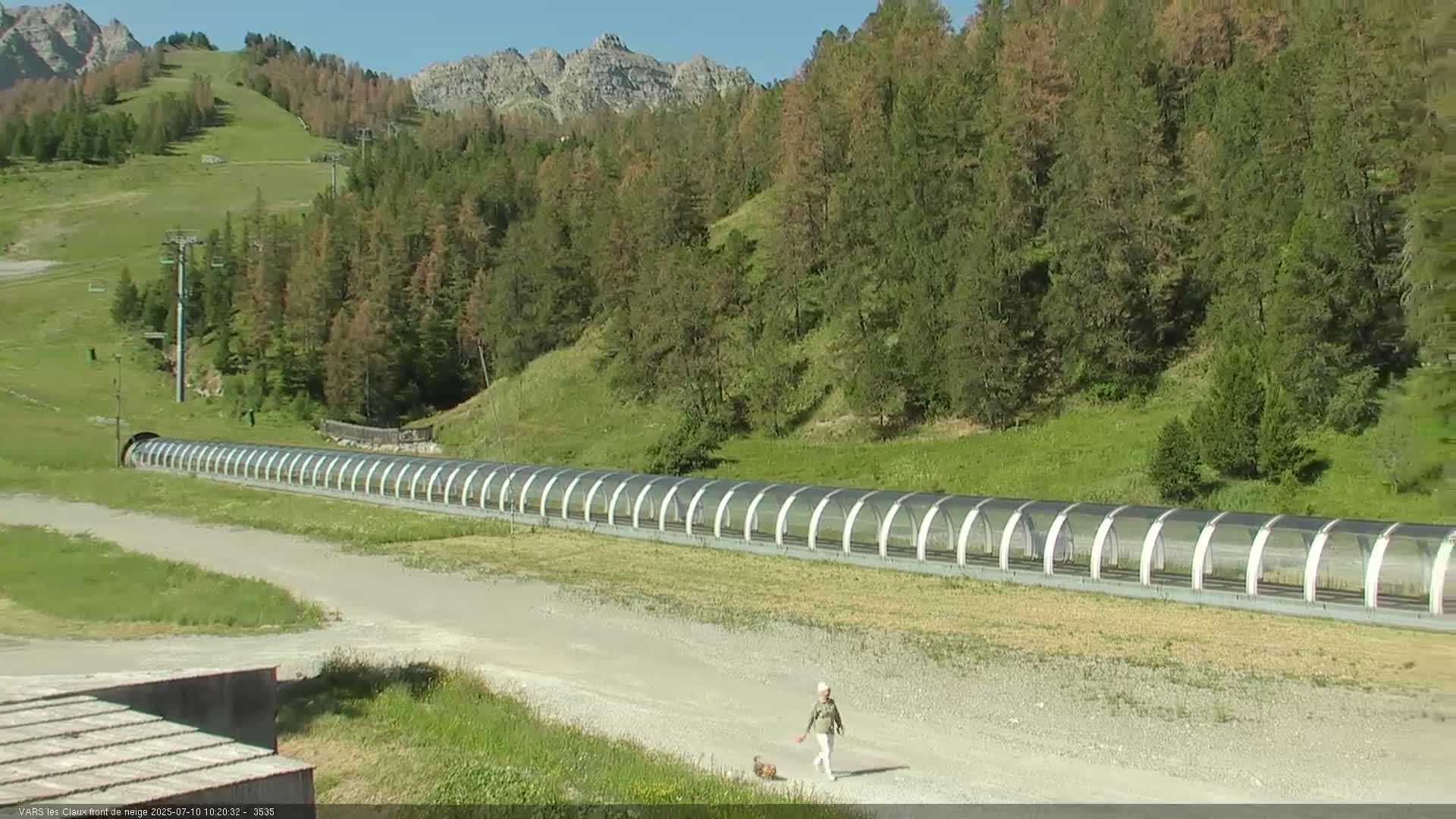 Vars (Hautes Alpes) Ski Village & Ski Slopes Live Cam -  Briançon, Hautes-Alpes, Provence-Alpes-Côte d’Azur