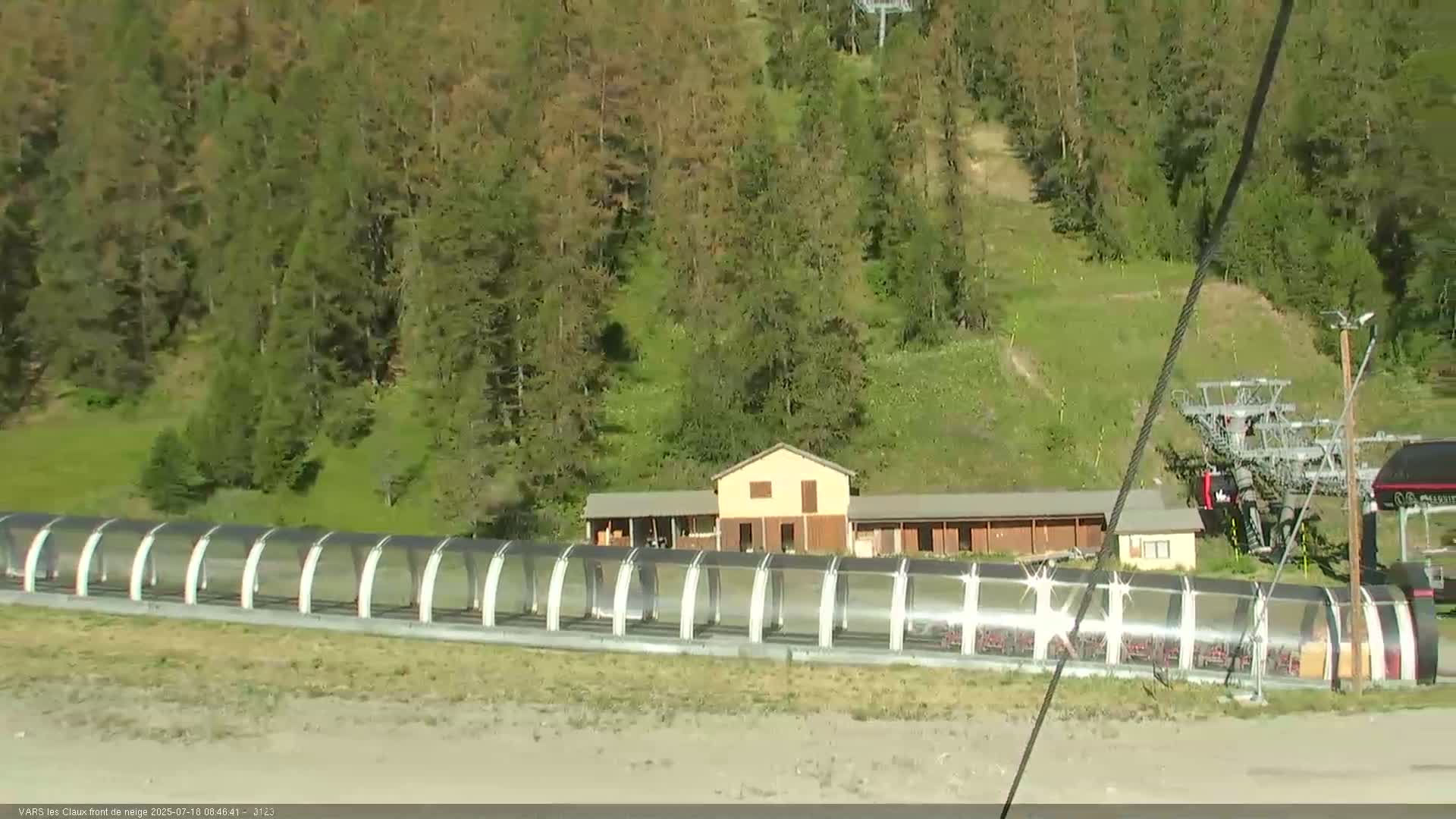 Vars (Hautes Alpes) Ski Village & Ski Slopes Live Cam -  Briançon, Hautes-Alpes, Provence-Alpes-Côte d’Azur