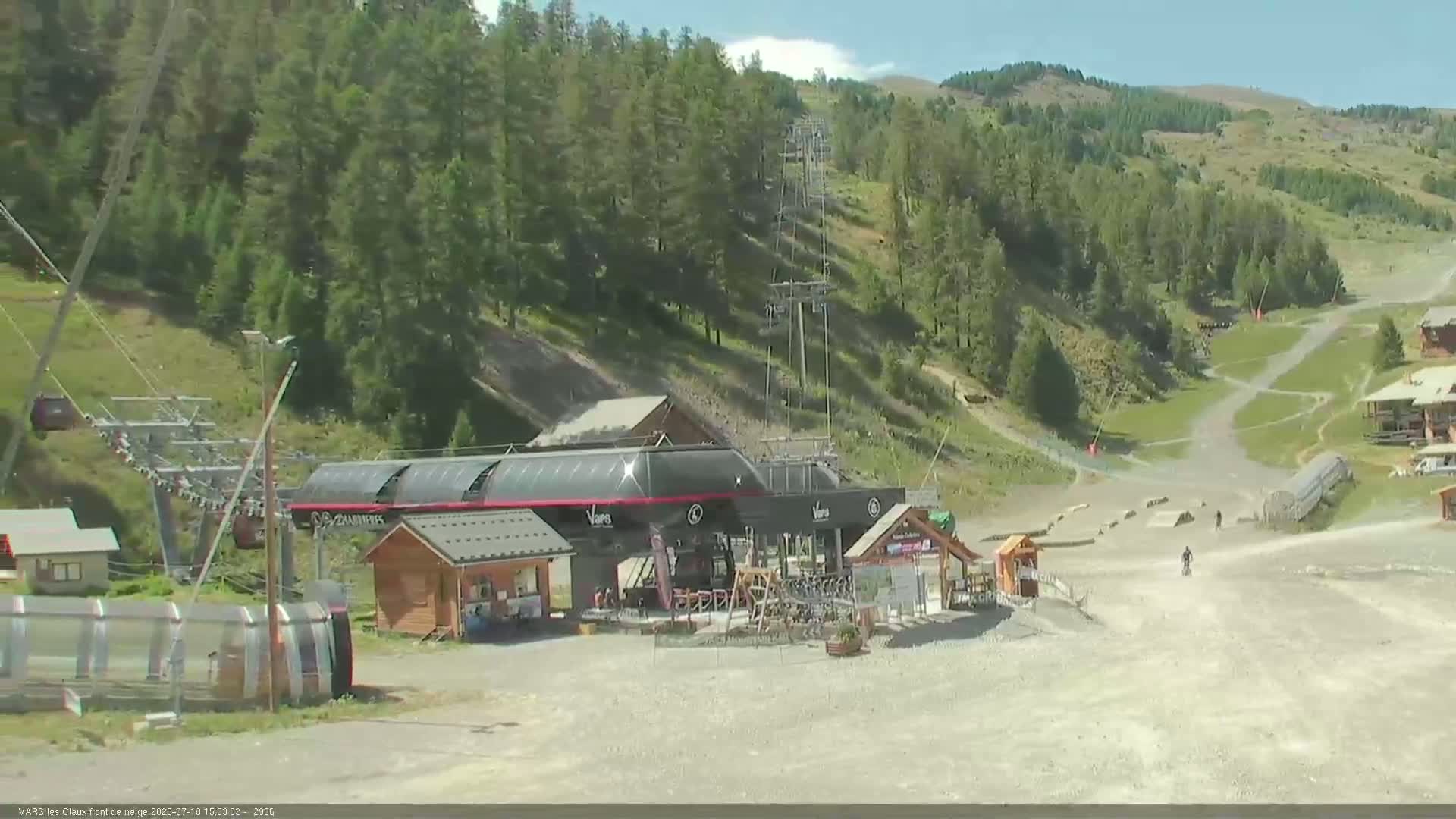 Vars (Hautes Alpes) Ski Village & Ski Slopes Live Cam -  Briançon, Hautes-Alpes, Provence-Alpes-Côte d’Azur