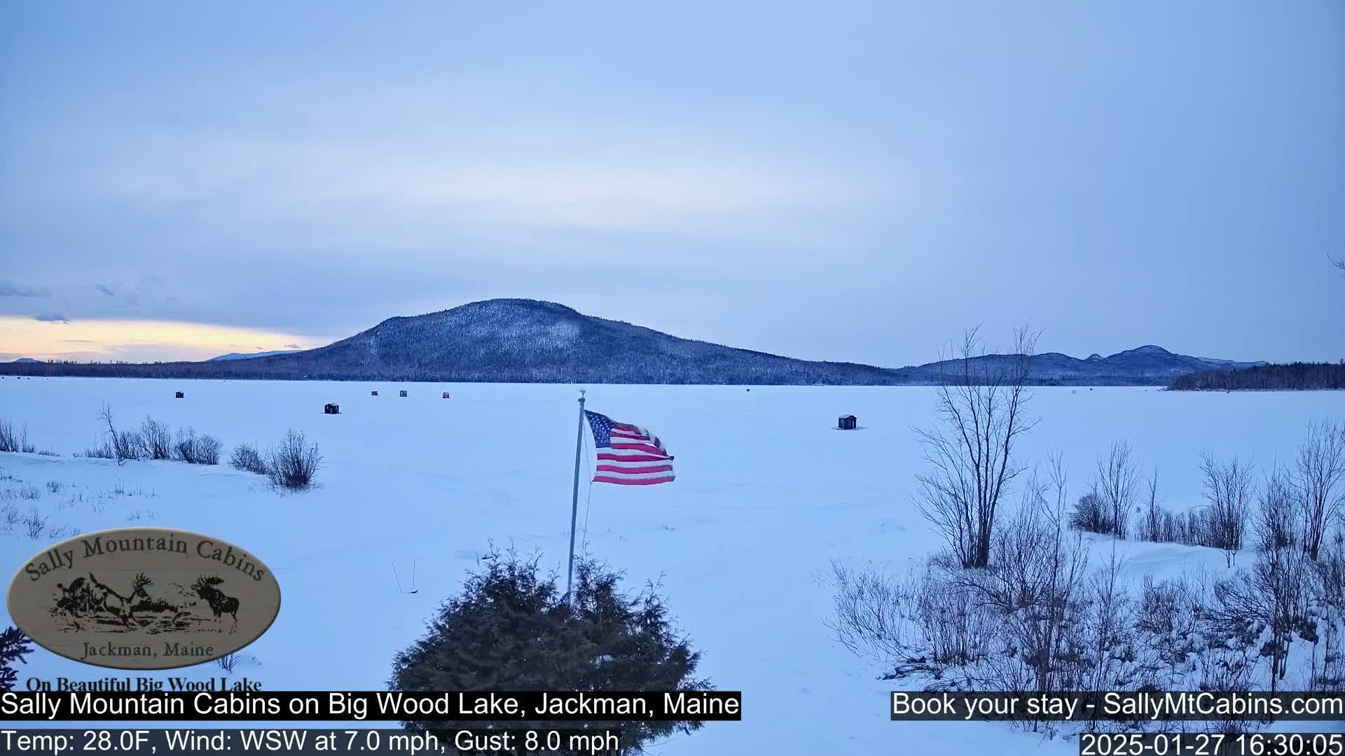 Sally Mountain Cabins , Live Cam - Jackman, Maine, USA