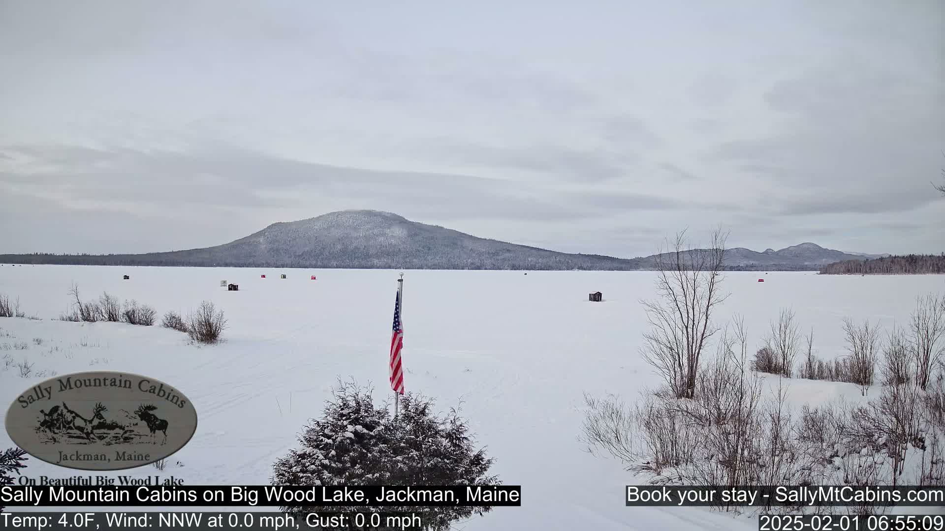 Sally Mountain Cabins , Live Cam - Jackman, Maine, USA