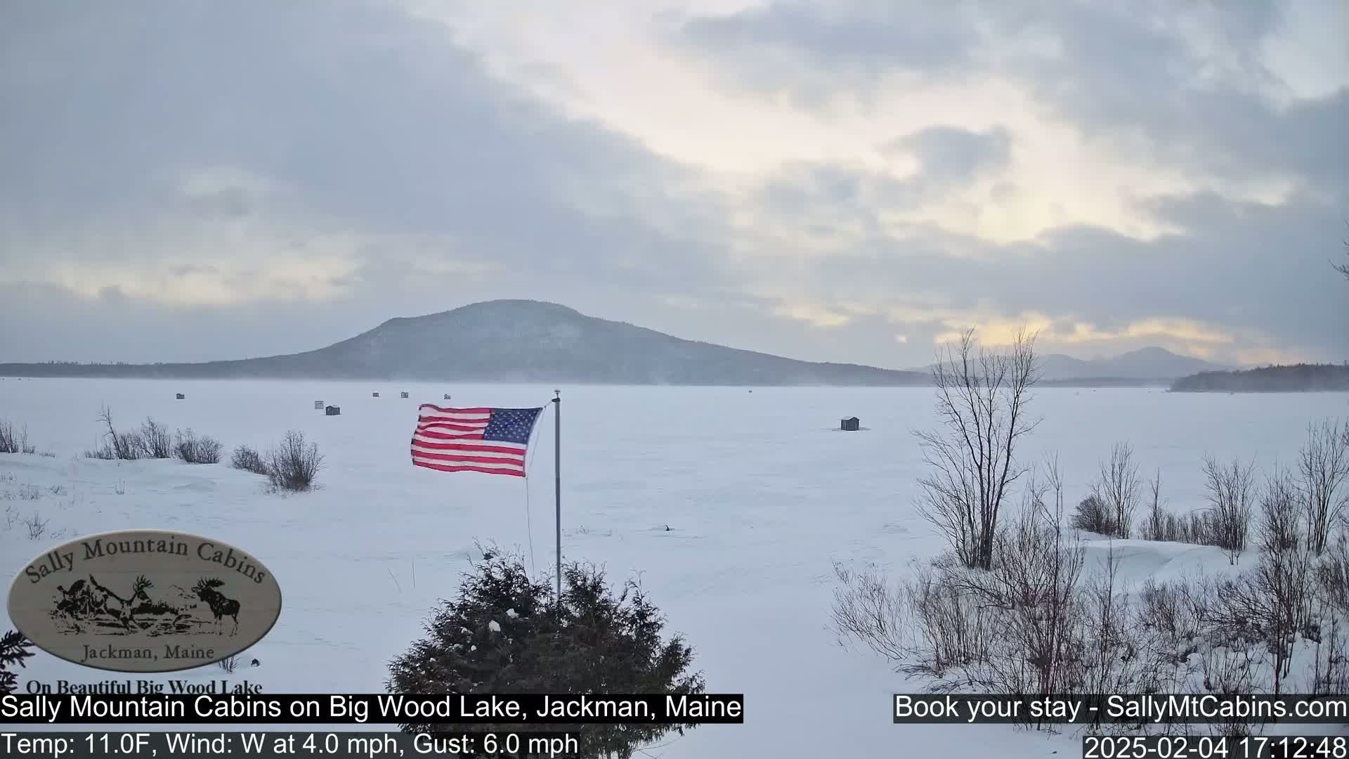 Sally Mountain Cabins , Live Cam - Jackman, Maine, USA