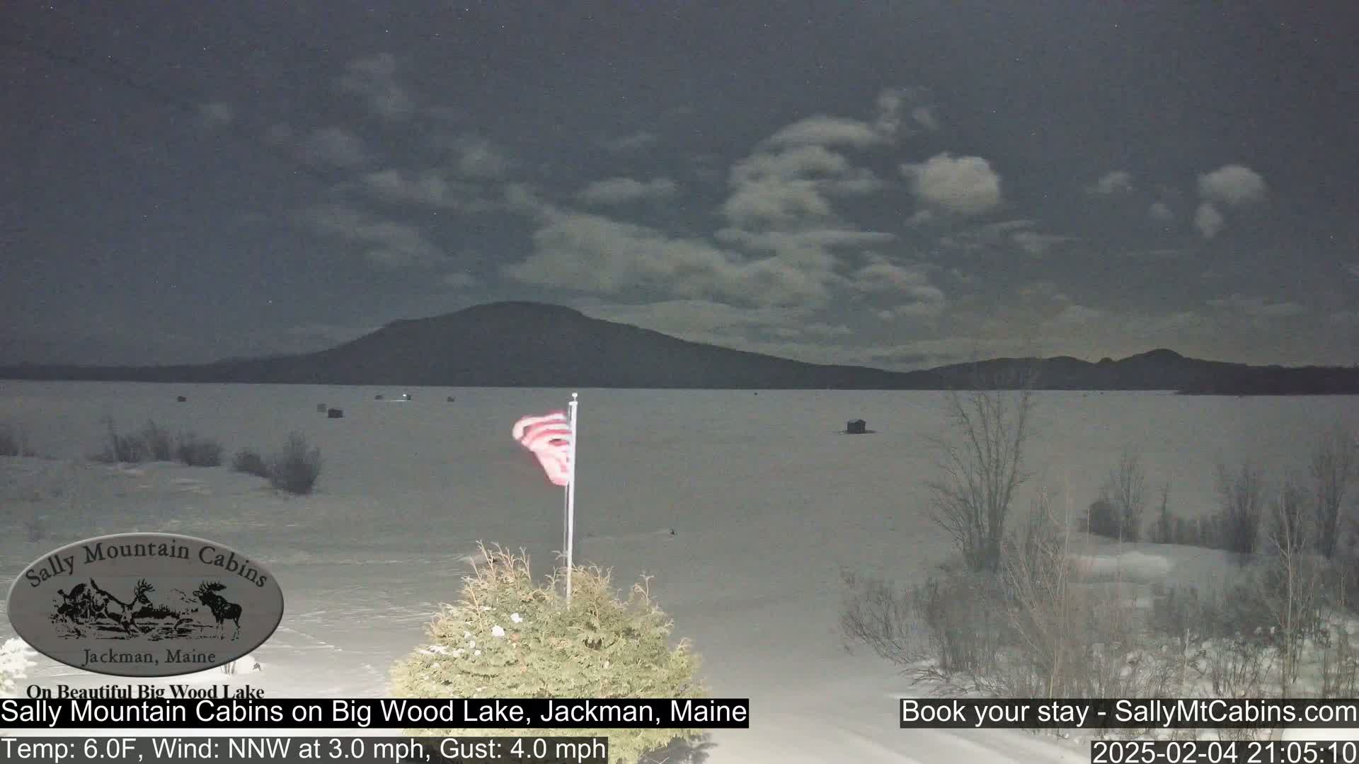 Sally Mountain Cabins , Live Cam - Jackman, Maine, USA