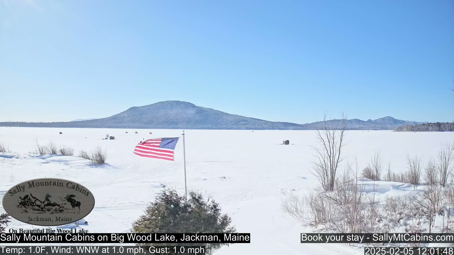 Sally Mountain Cabins , Live Cam - Jackman, Maine, USA