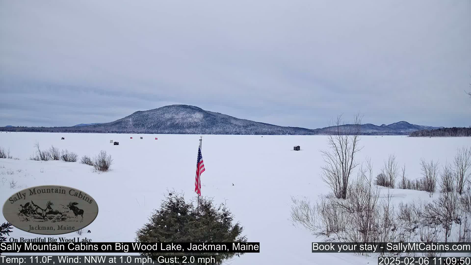 Sally Mountain Cabins , Live Cam - Jackman, Maine, USA