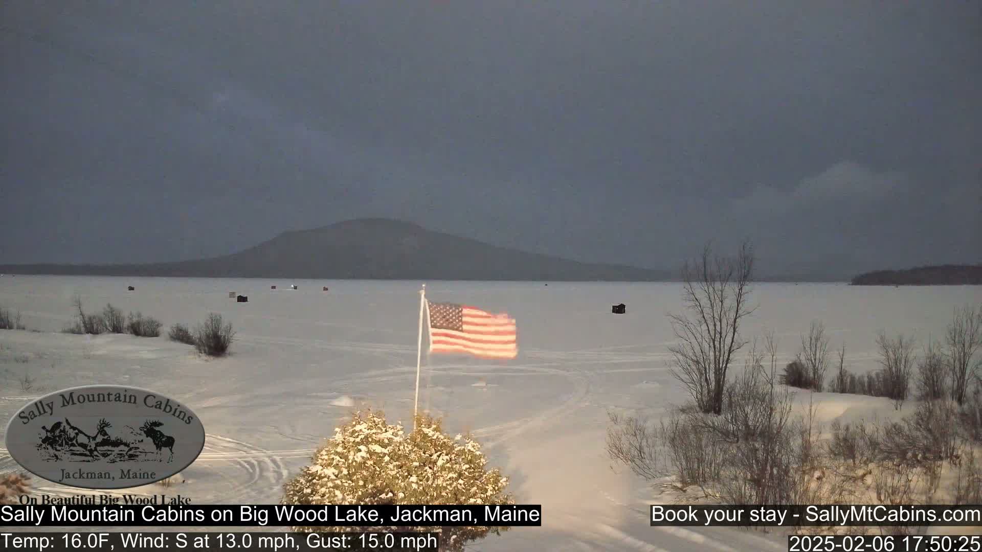 Sally Mountain Cabins , Live Cam - Jackman, Maine, USA