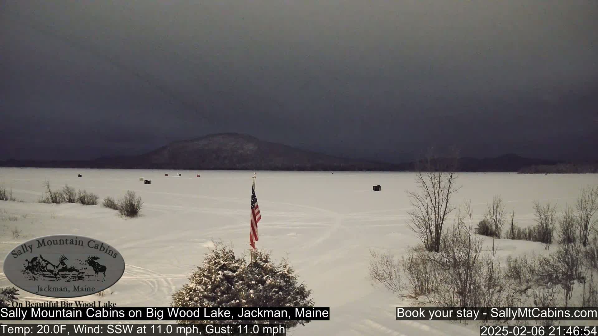 Sally Mountain Cabins , Live Cam - Jackman, Maine, USA