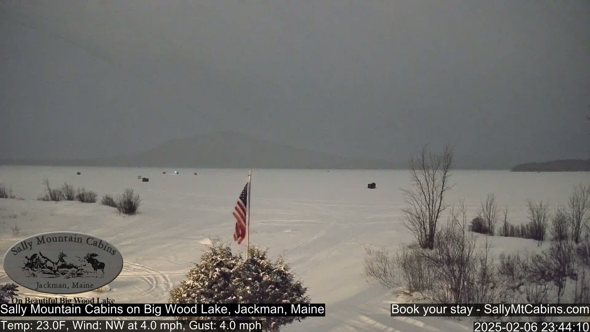 Sally Mountain Cabins , Live Cam - Jackman, Maine, USA