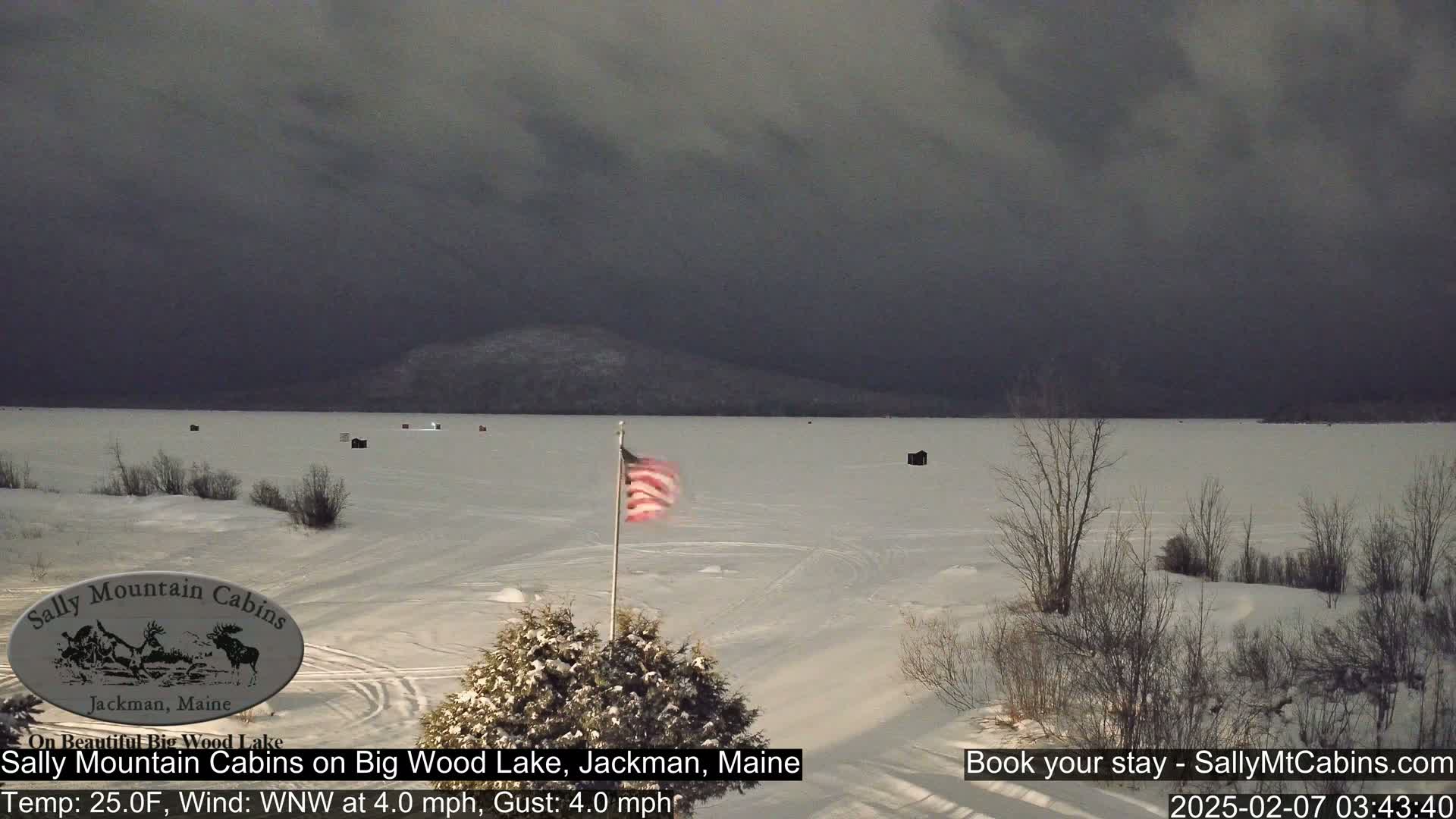 Sally Mountain Cabins , Live Cam - Jackman, Maine, USA