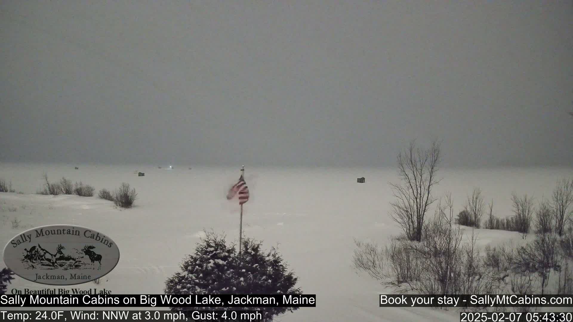 Sally Mountain Cabins , Live Cam - Jackman, Maine, USA