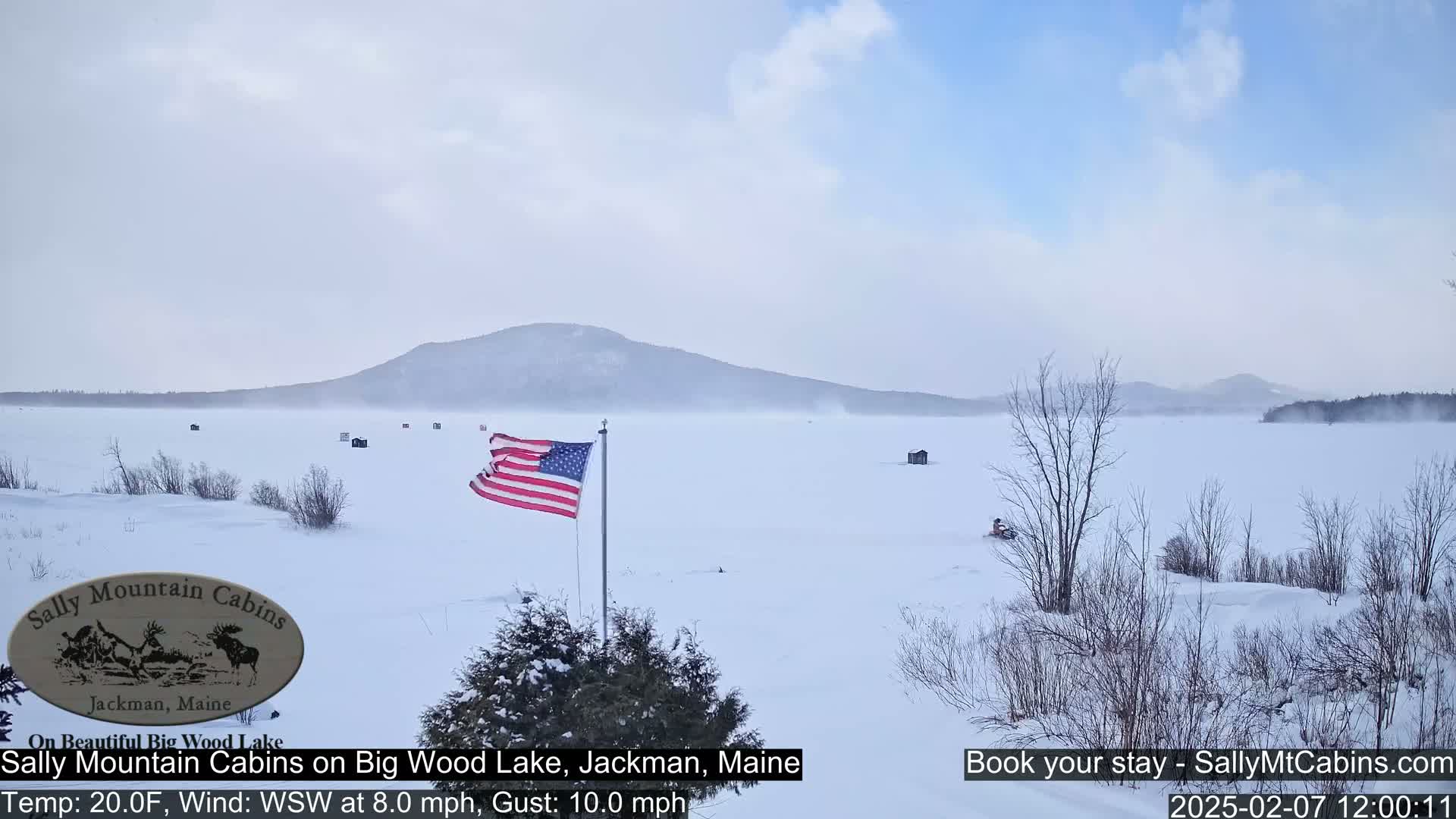 Sally Mountain Cabins , Live Cam - Jackman, Maine, USA