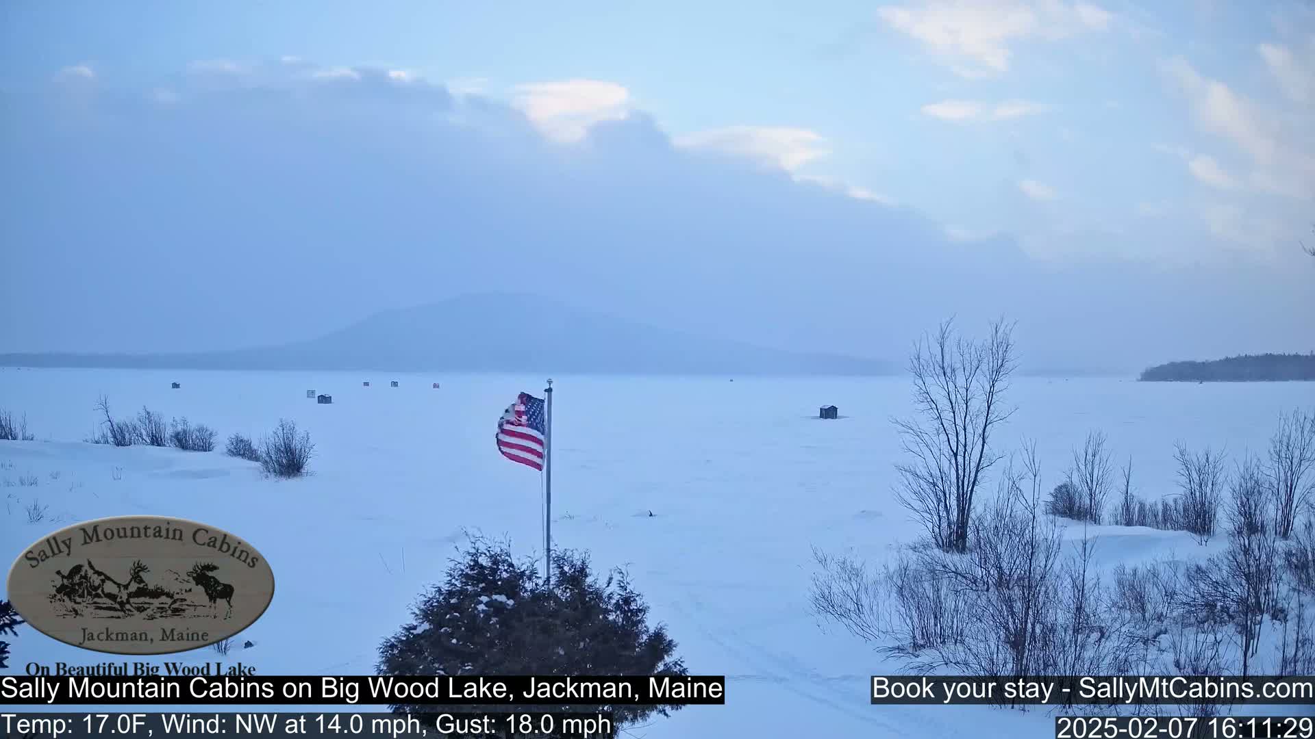 Sally Mountain Cabins , Live Cam - Jackman, Maine, USA