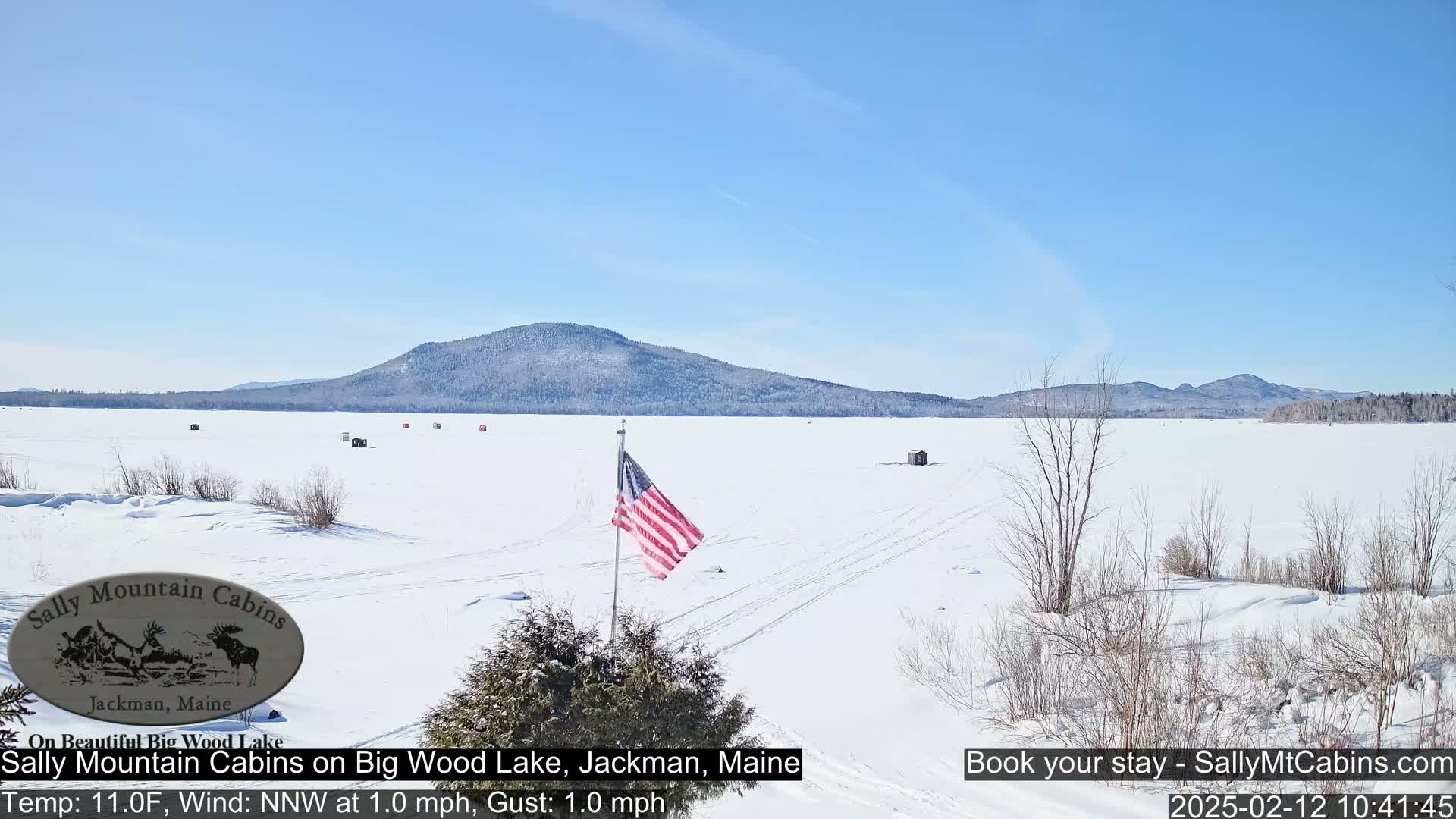 Sally Mountain Cabins , Live Cam - Jackman, Maine, USA