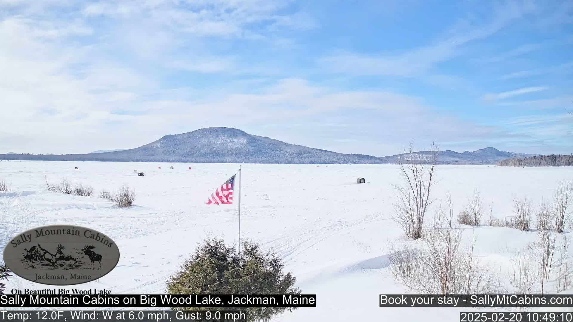 Sally Mountain Cabins , Live Cam - Jackman, Maine, USA
