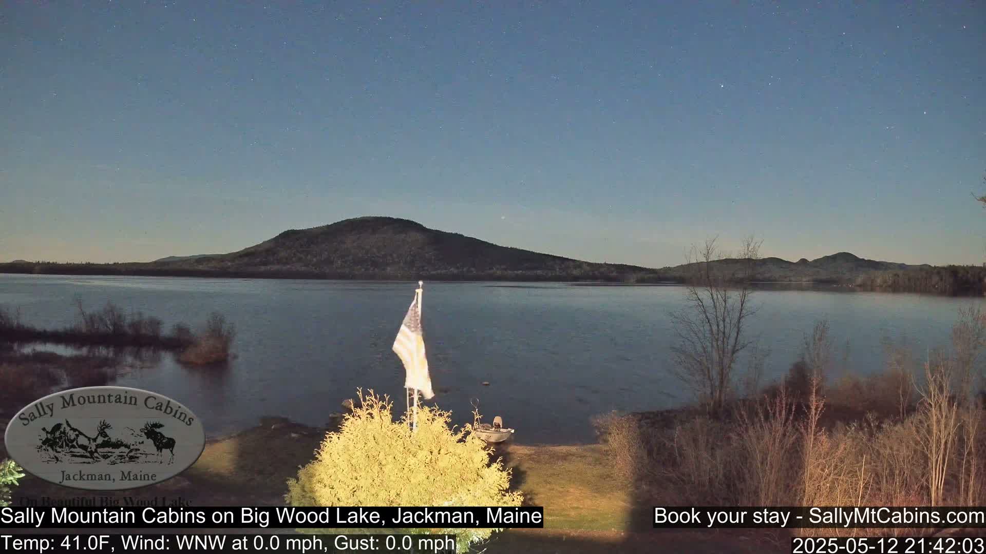 Sally Mountain Cabins , Live Cam - Jackman, Maine, USA