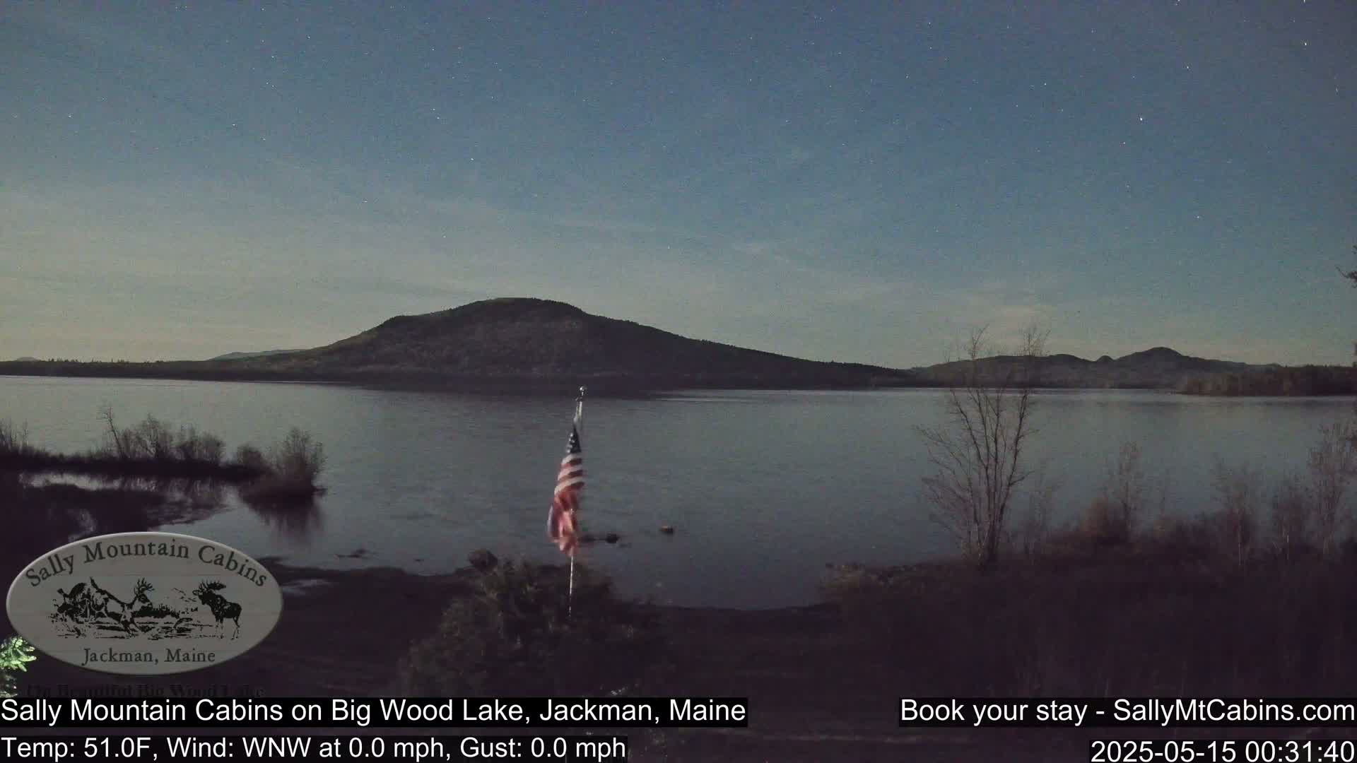 Sally Mountain Cabins , Live Cam - Jackman, Maine, USA