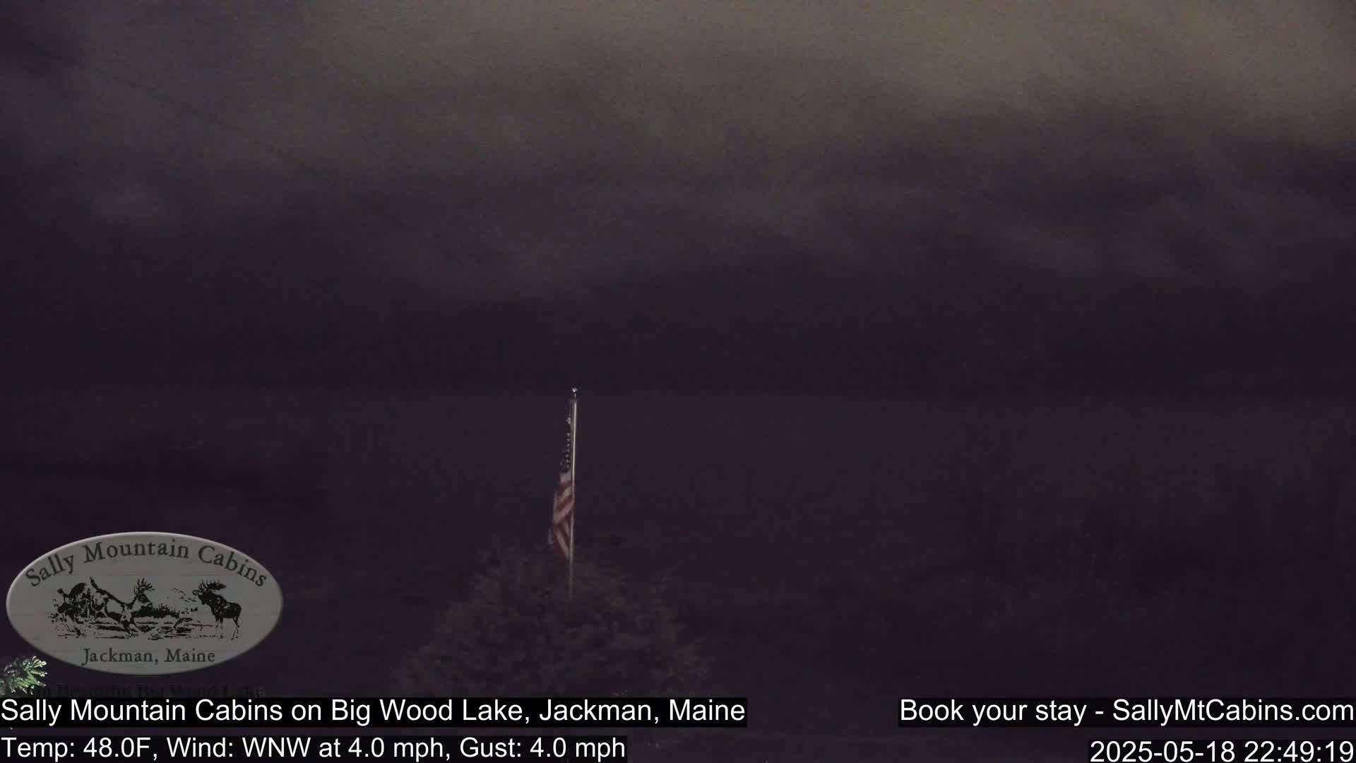 Sally Mountain Cabins , Live Cam - Jackman, Maine, USA