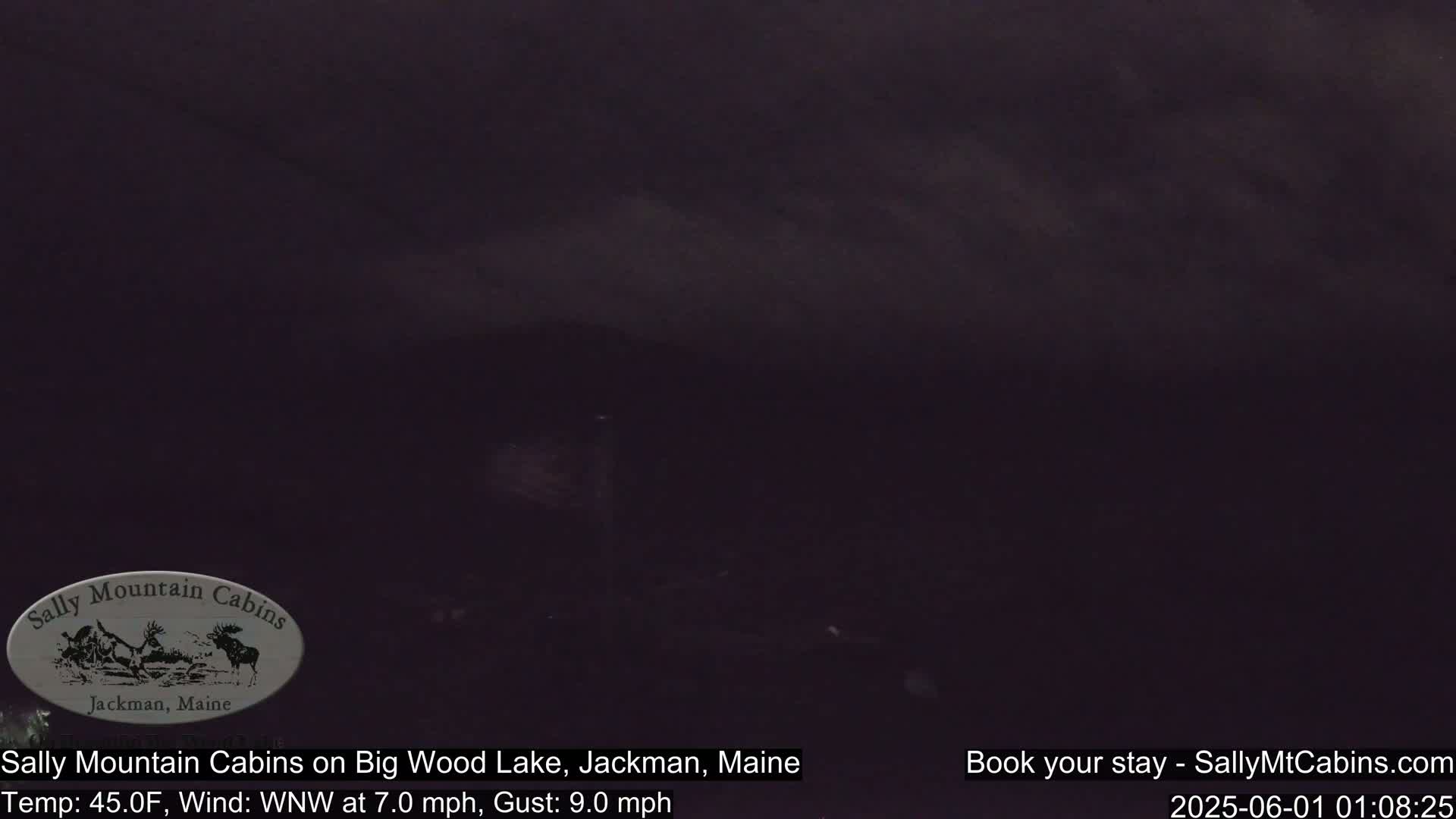 Sally Mountain Cabins , Live Cam - Jackman, Maine, USA