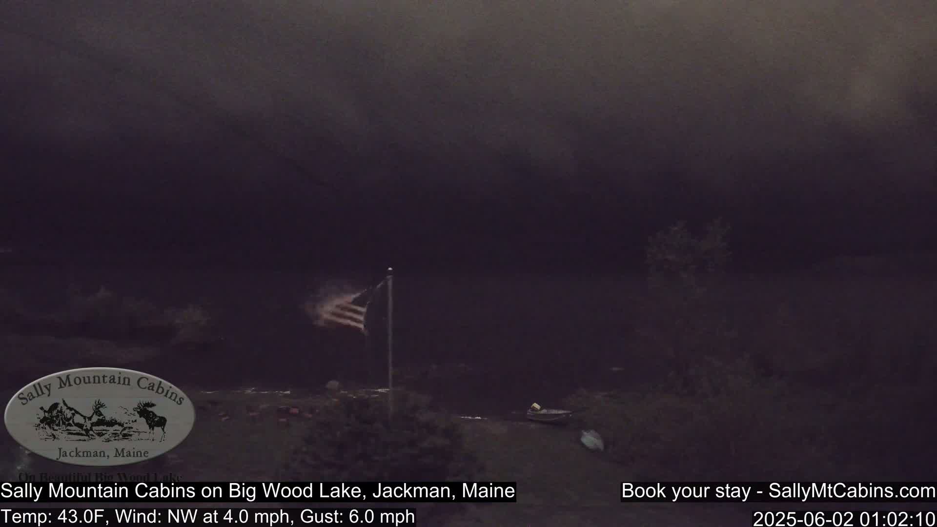 Sally Mountain Cabins , Live Cam - Jackman, Maine, USA