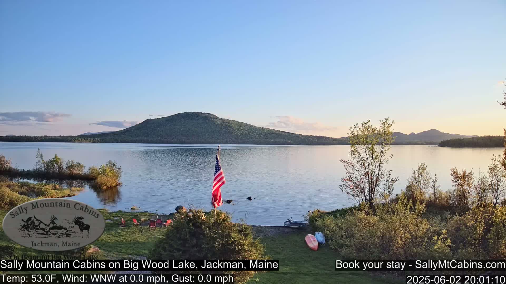 Sally Mountain Cabins , Live Cam - Jackman, Maine, USA