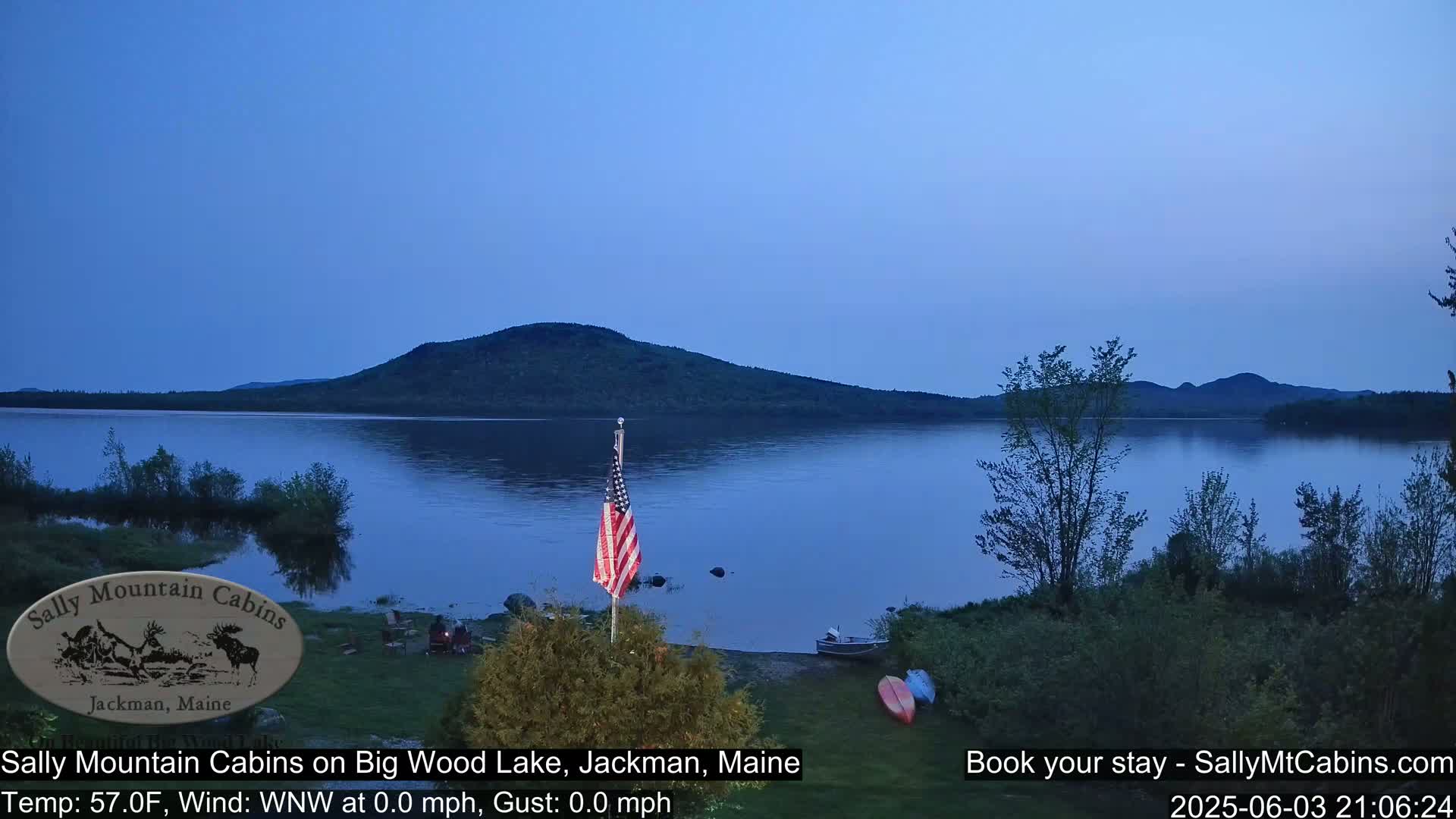 Sally Mountain Cabins , Live Cam - Jackman, Maine, USA
