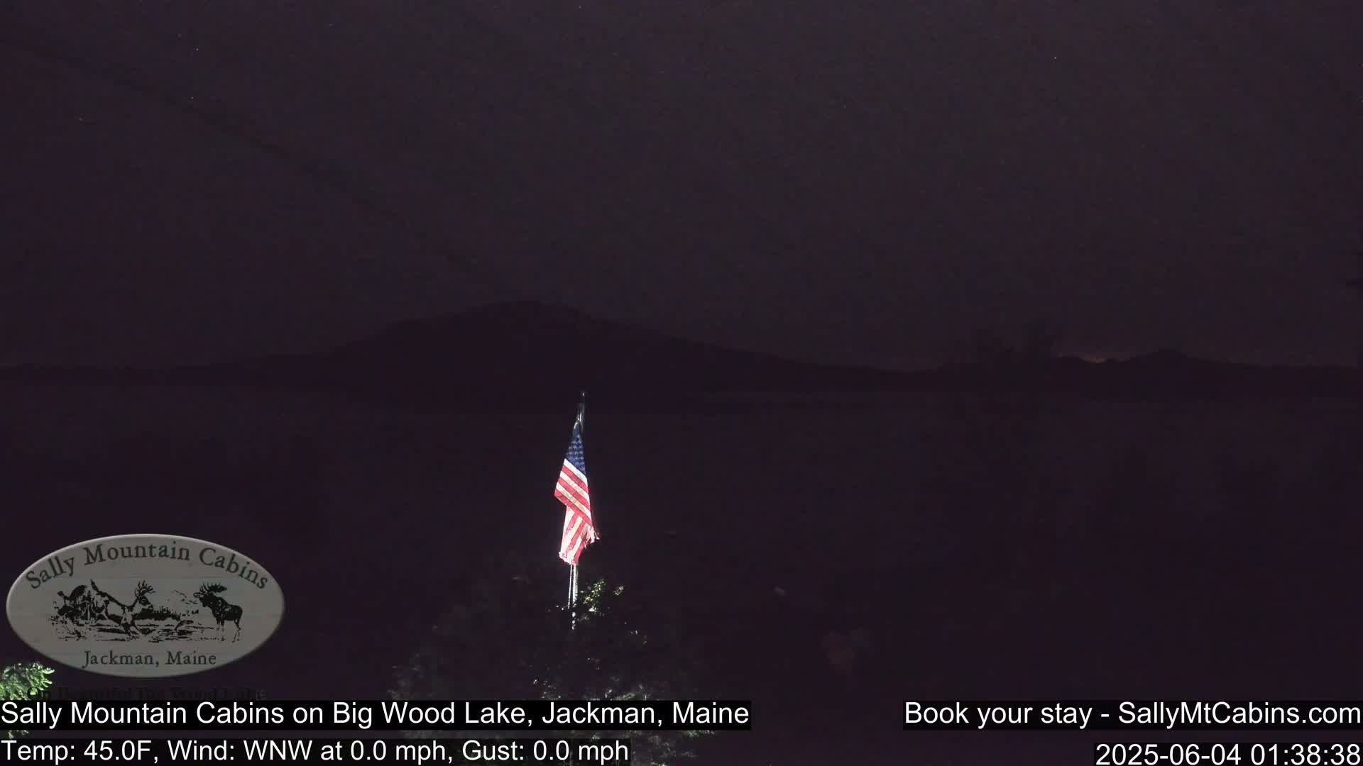 Sally Mountain Cabins , Live Cam - Jackman, Maine, USA