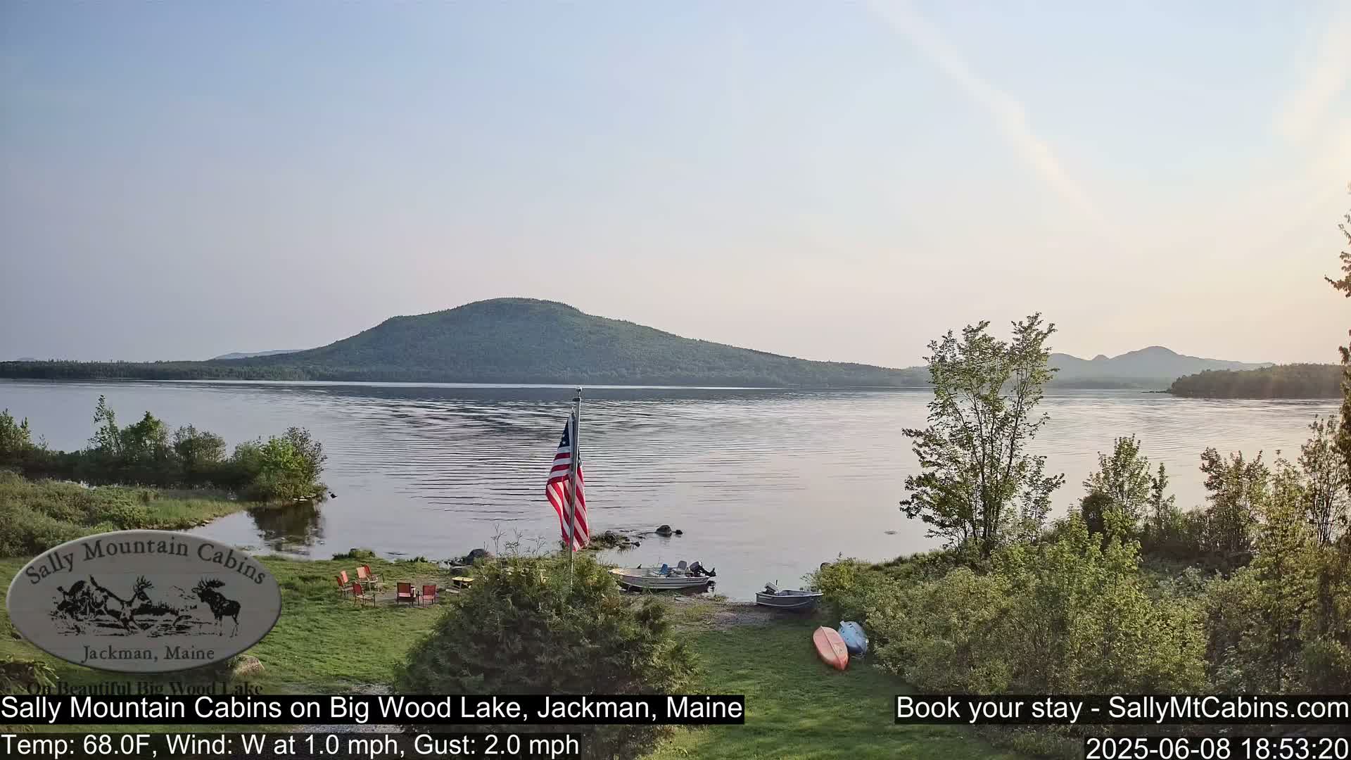 Sally Mountain Cabins , Live Cam - Jackman, Maine, USA