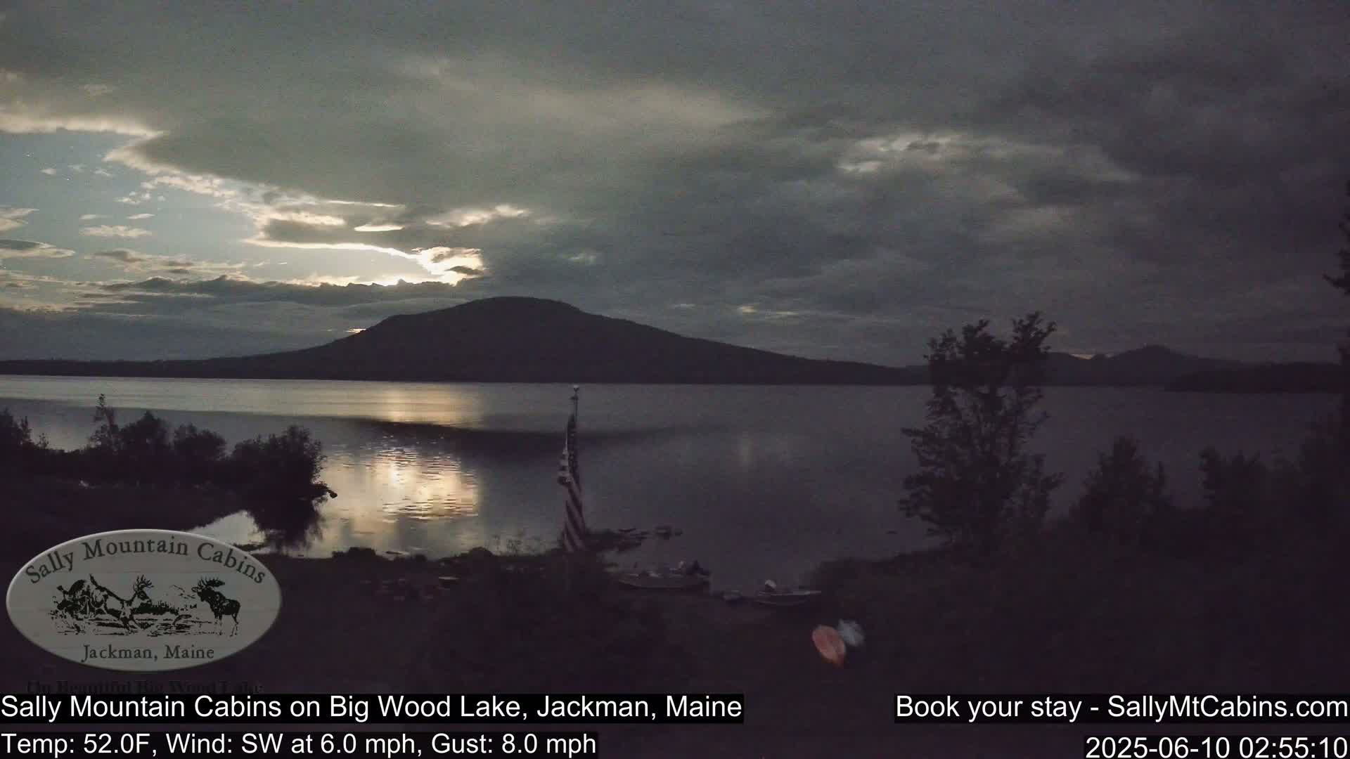 Sally Mountain Cabins , Live Cam - Jackman, Maine, USA