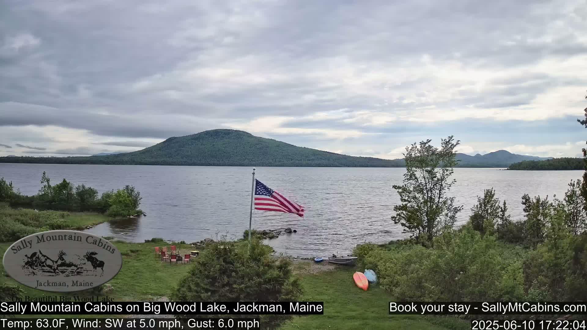 Sally Mountain Cabins , Live Cam - Jackman, Maine, USA
