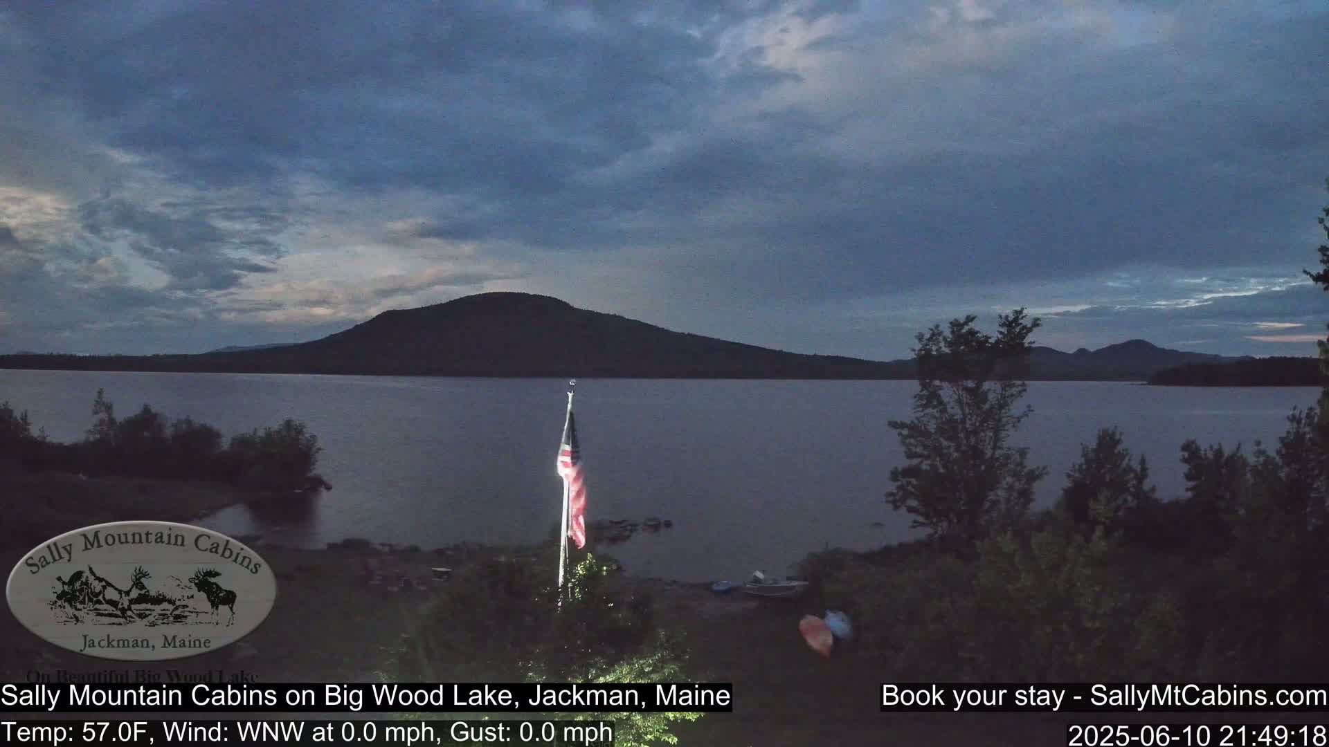 Sally Mountain Cabins , Live Cam - Jackman, Maine, USA