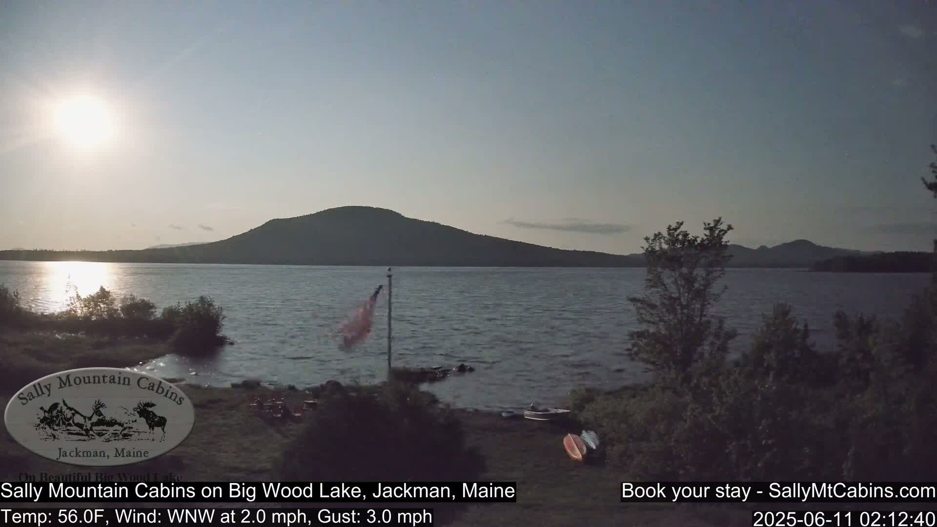 Sally Mountain Cabins , Live Cam - Jackman, Maine, USA
