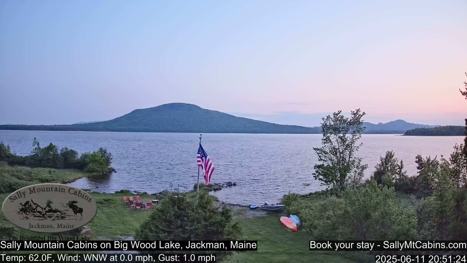 Sally Mountain Cabins , Live Cam - Jackman, Maine, USA