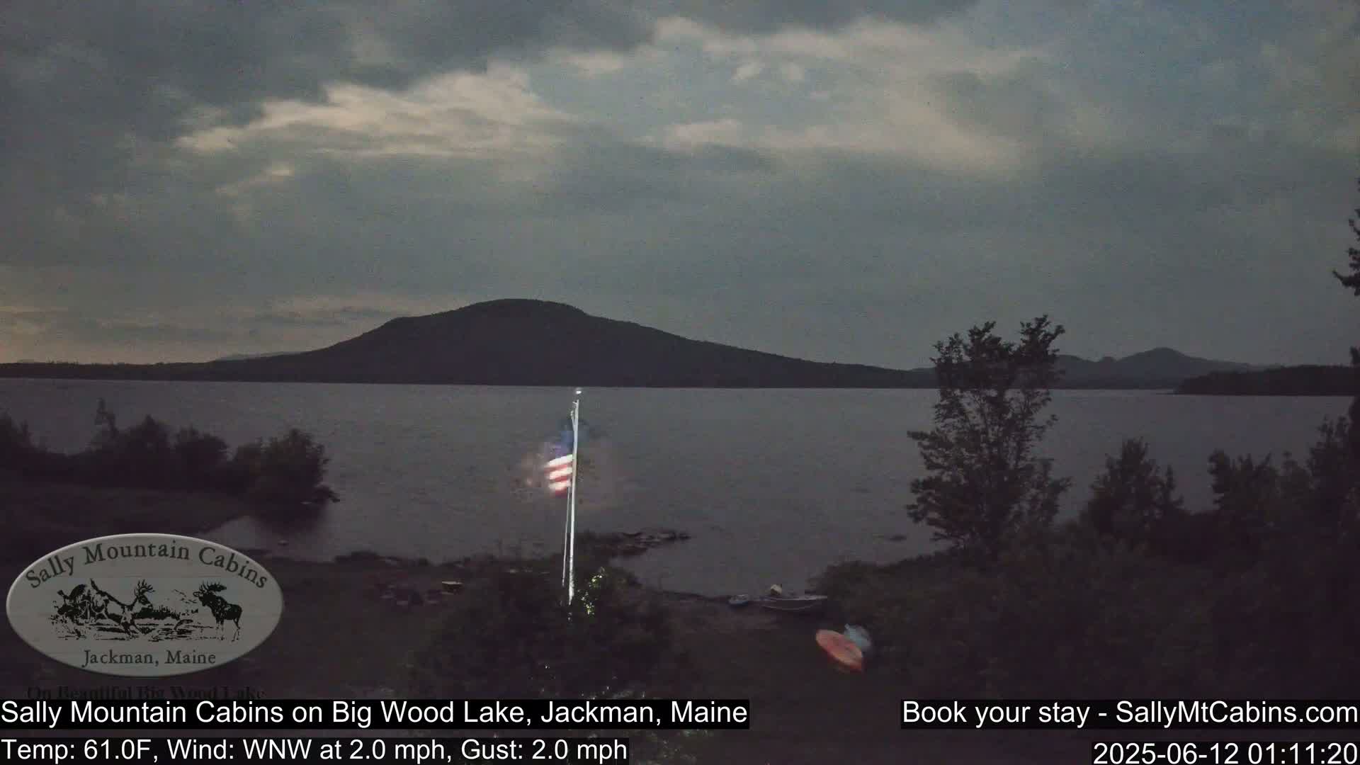 Sally Mountain Cabins , Live Cam - Jackman, Maine, USA