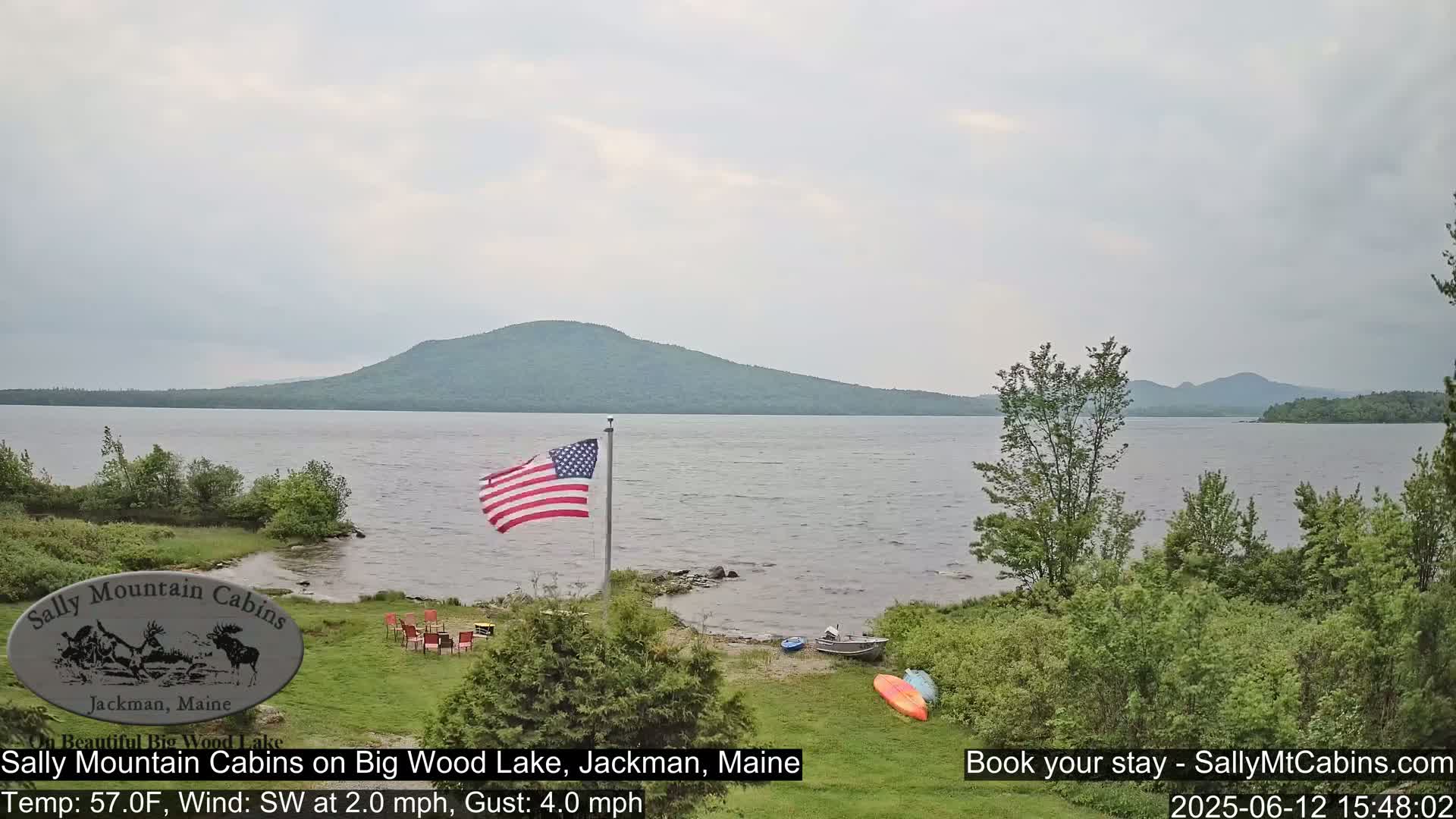 Sally Mountain Cabins , Live Cam - Jackman, Maine, USA