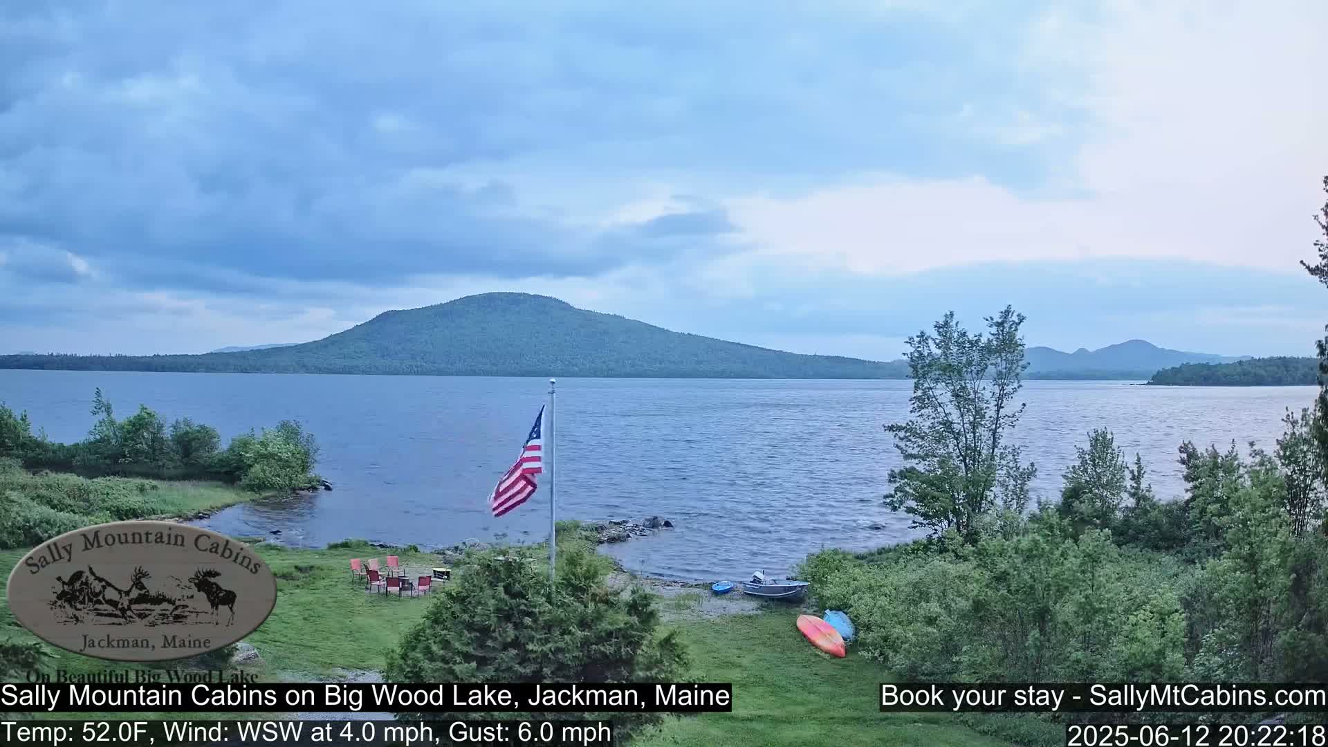 Sally Mountain Cabins , Live Cam - Jackman, Maine, USA