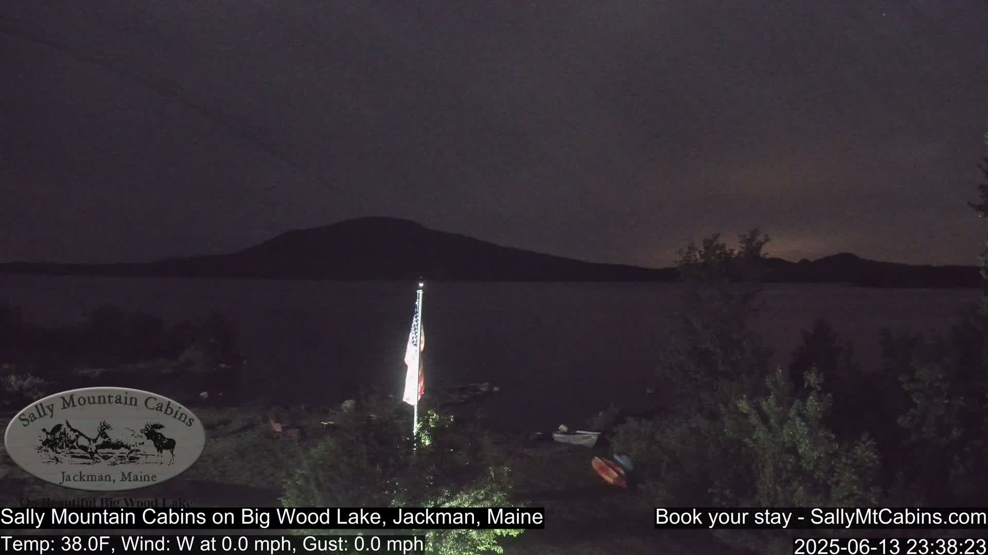 Sally Mountain Cabins , Live Cam - Jackman, Maine, USA