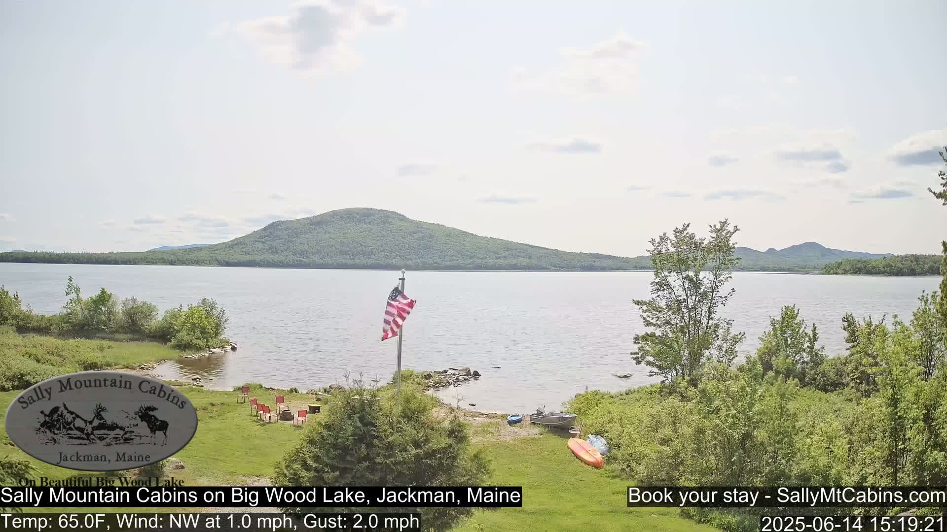 Sally Mountain Cabins , Live Cam - Jackman, Maine, USA