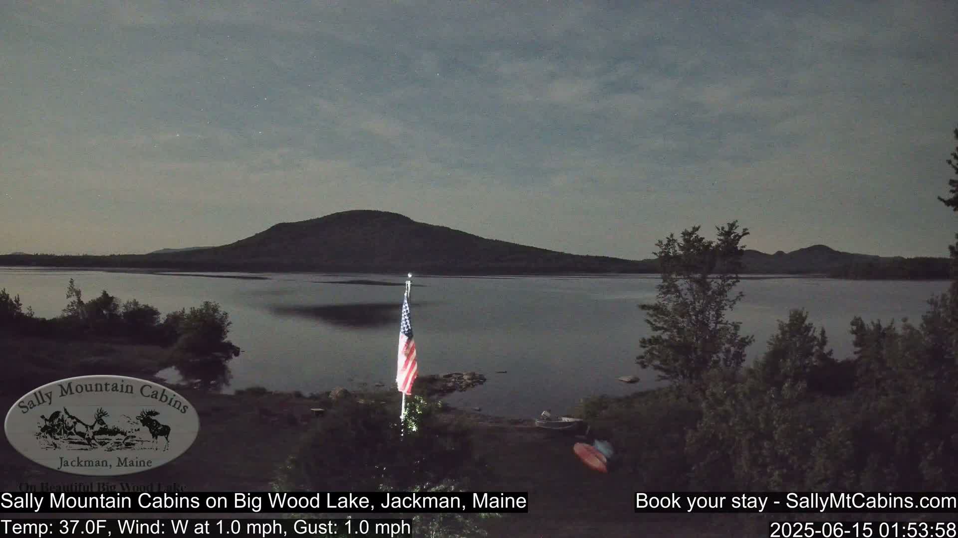 Sally Mountain Cabins , Live Cam - Jackman, Maine, USA