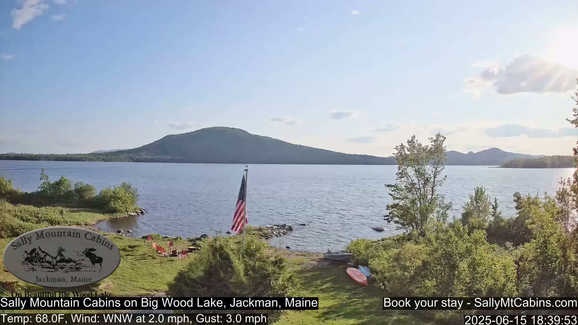 Sally Mountain Cabins , Live Cam - Jackman, Maine, USA