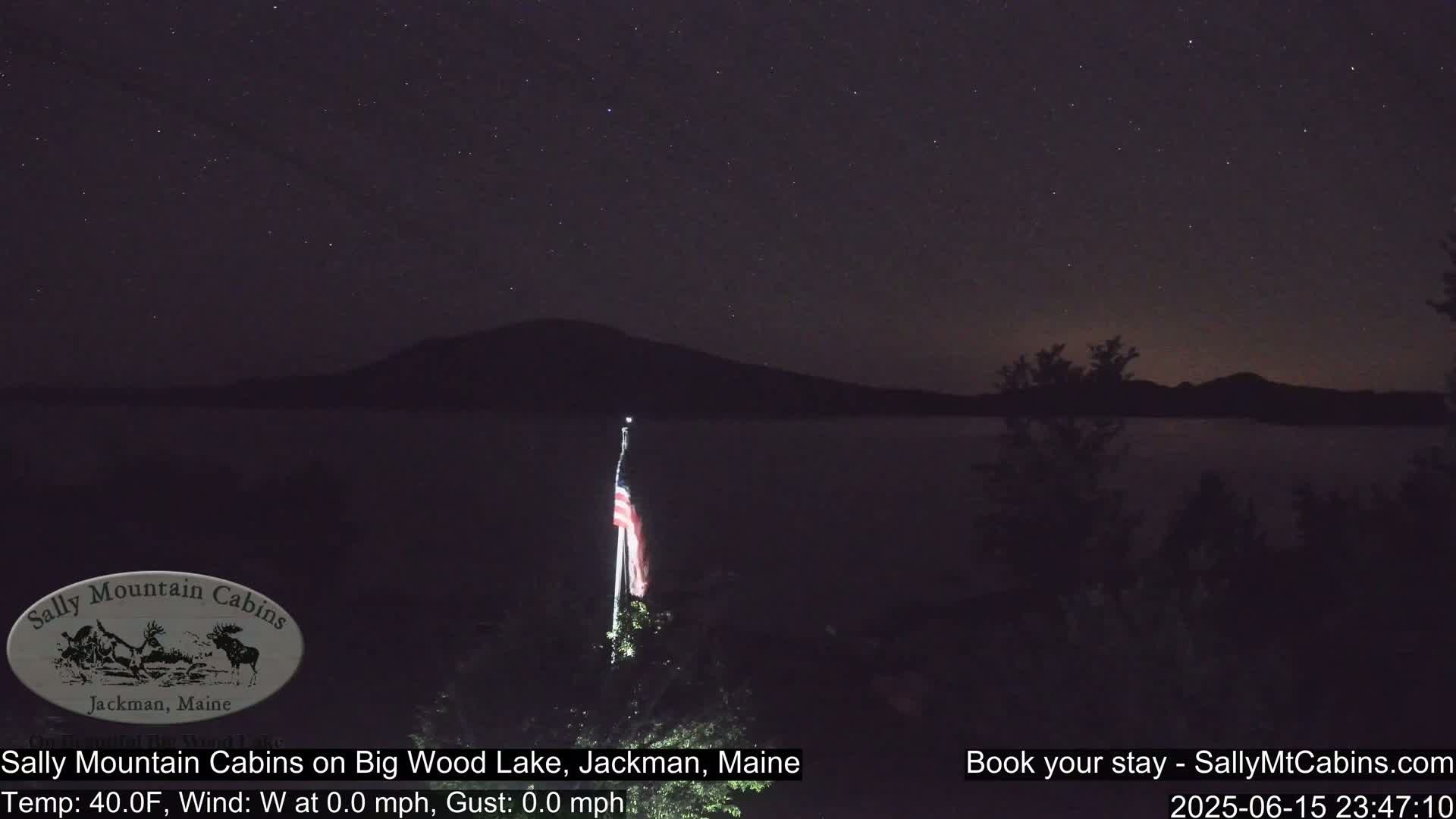 Sally Mountain Cabins , Live Cam - Jackman, Maine, USA