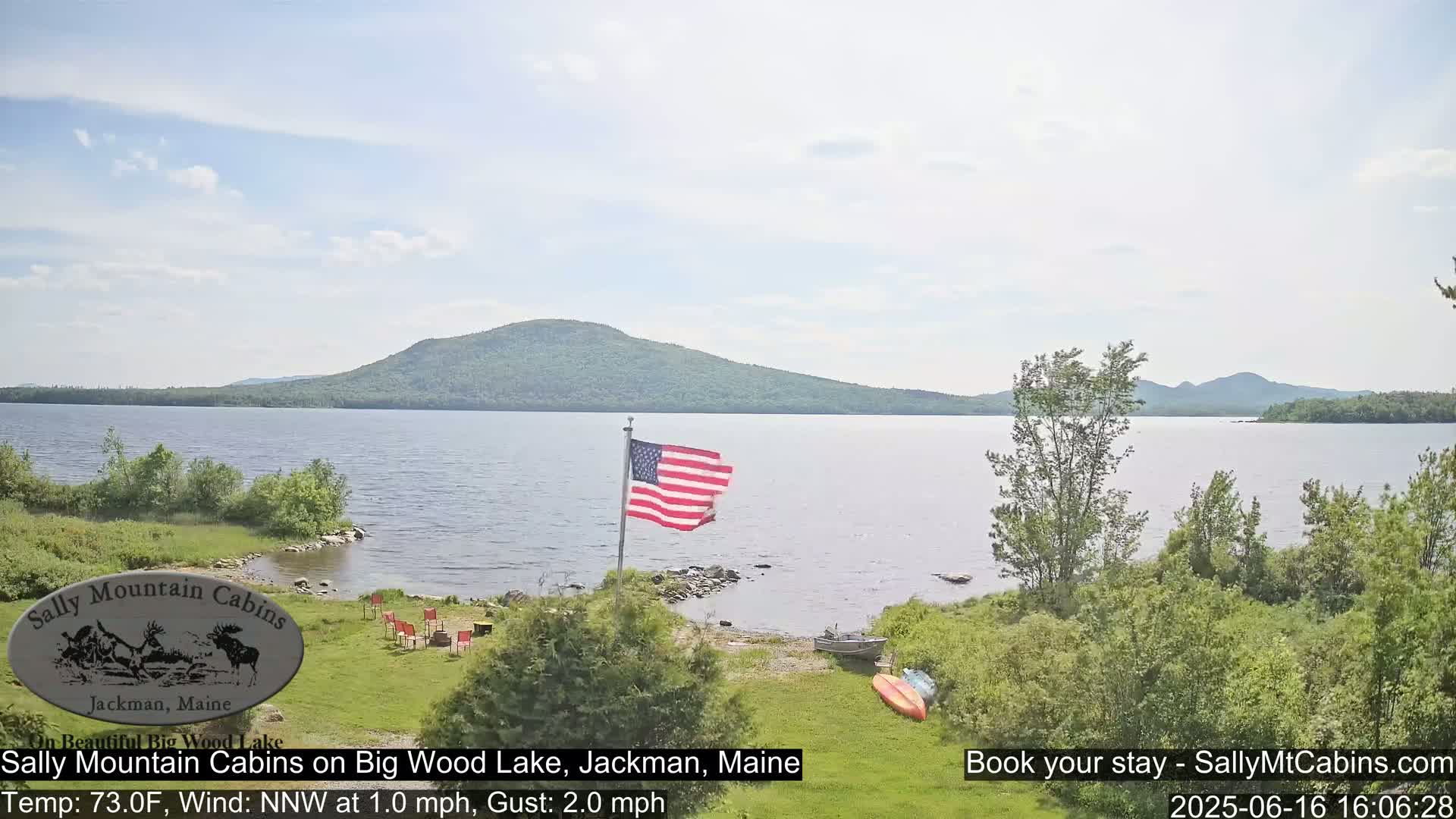 Sally Mountain Cabins , Live Cam - Jackman, Maine, USA
