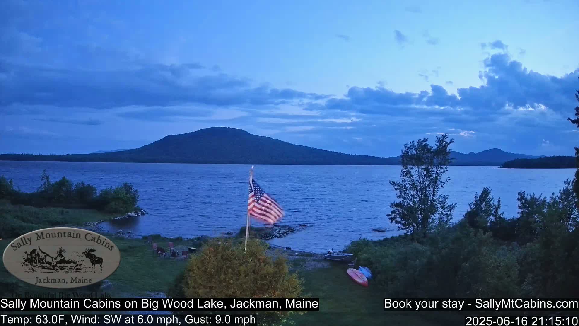 Sally Mountain Cabins , Live Cam - Jackman, Maine, USA