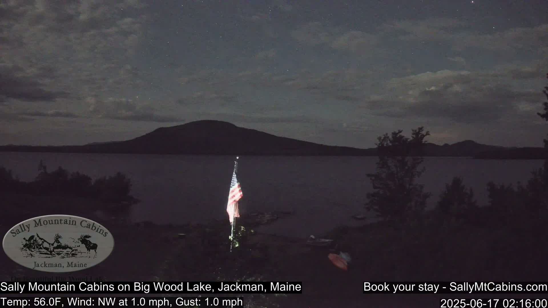 Sally Mountain Cabins , Live Cam - Jackman, Maine, USA