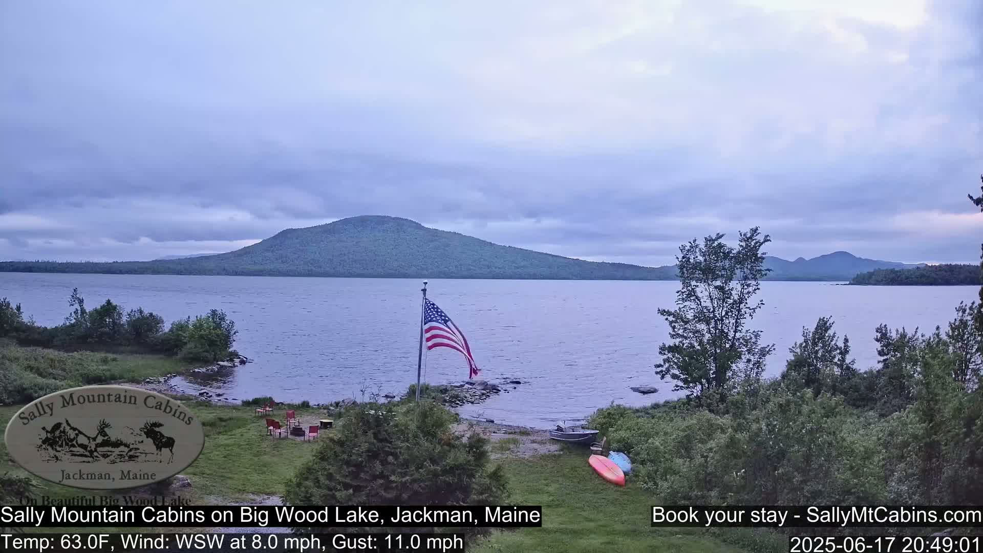 Sally Mountain Cabins , Live Cam - Jackman, Maine, USA