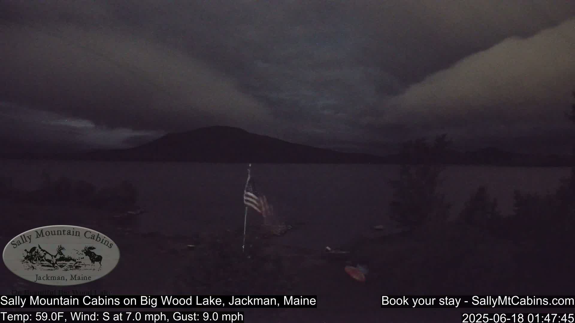 Sally Mountain Cabins , Live Cam - Jackman, Maine, USA