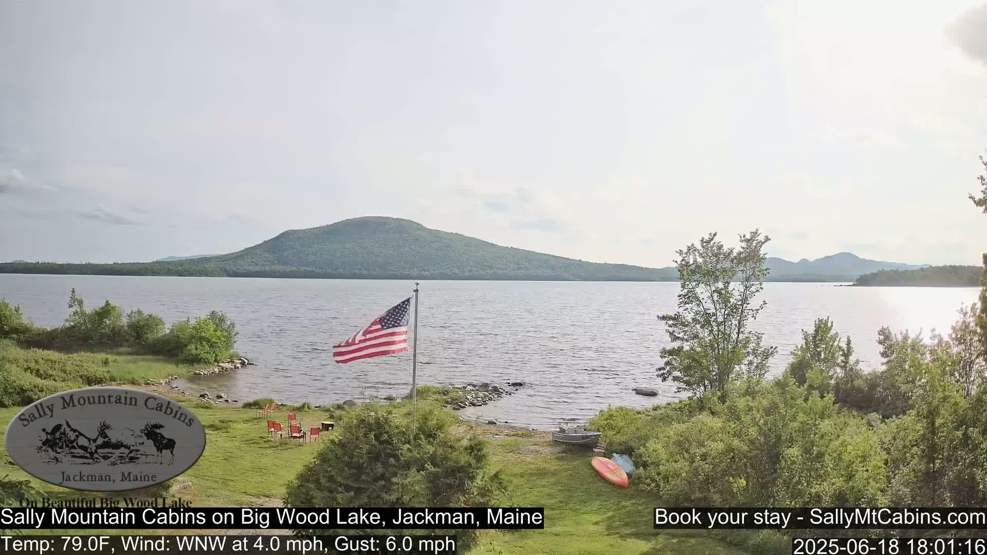 Sally Mountain Cabins , Live Cam - Jackman, Maine, USA