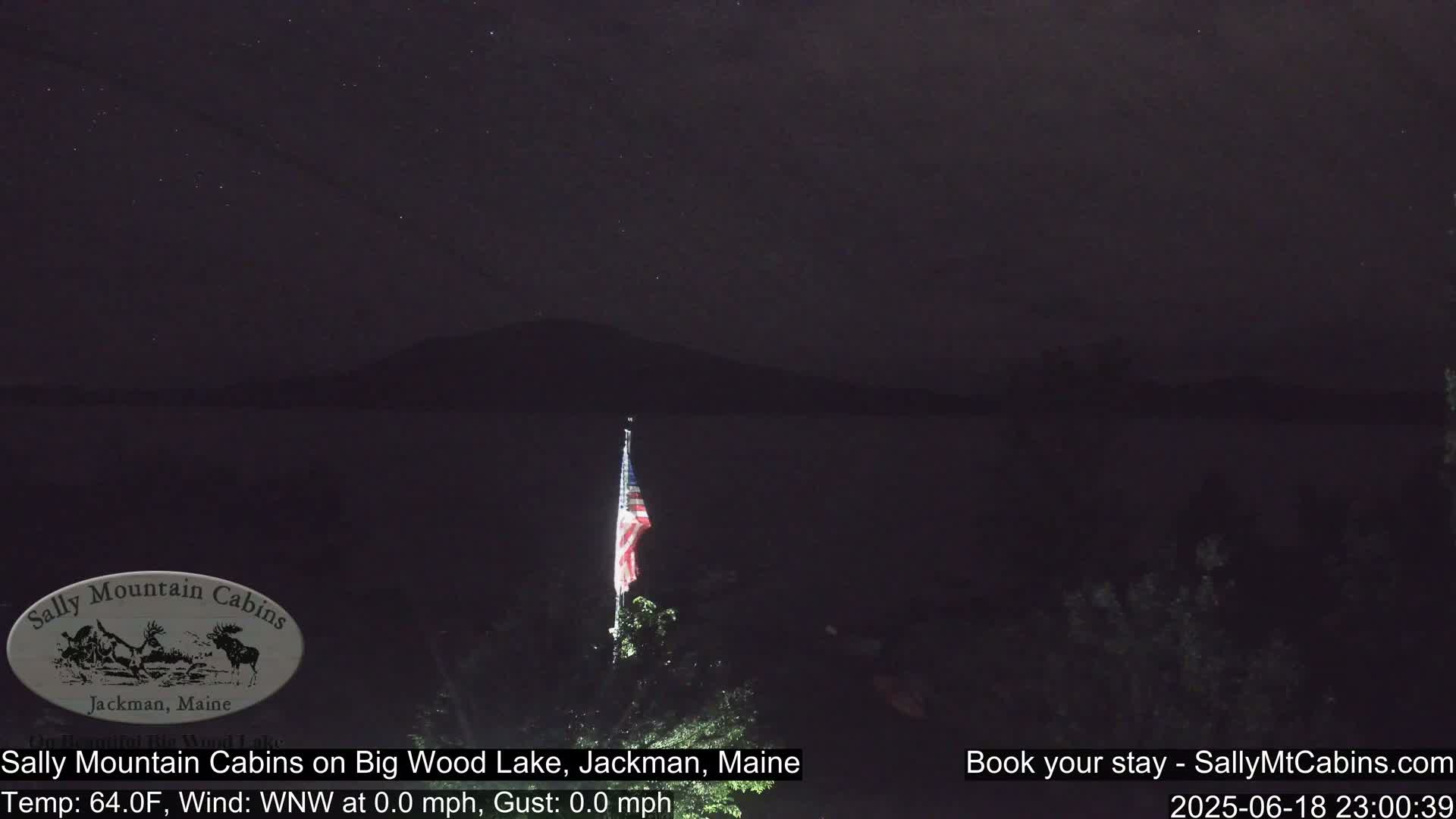 Sally Mountain Cabins , Live Cam - Jackman, Maine, USA