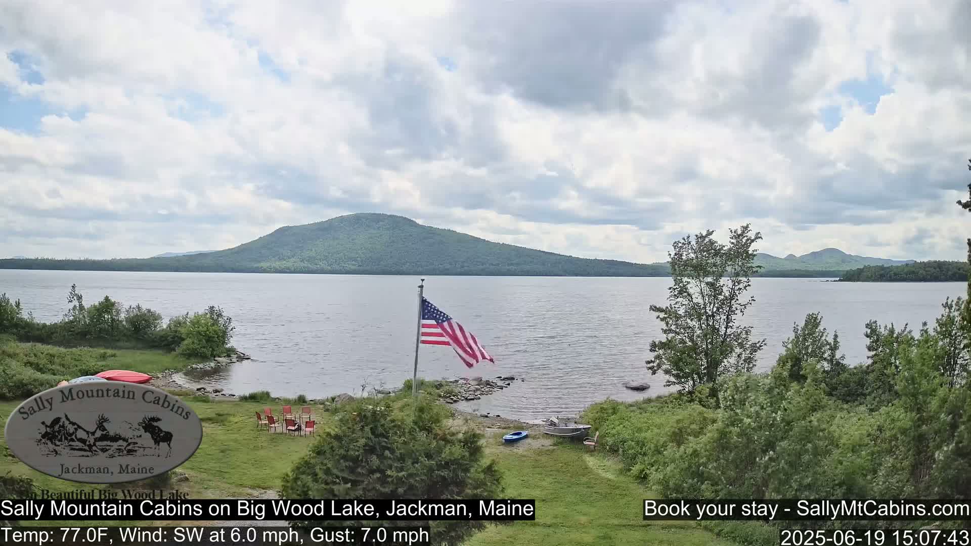 Sally Mountain Cabins , Live Cam - Jackman, Maine, USA