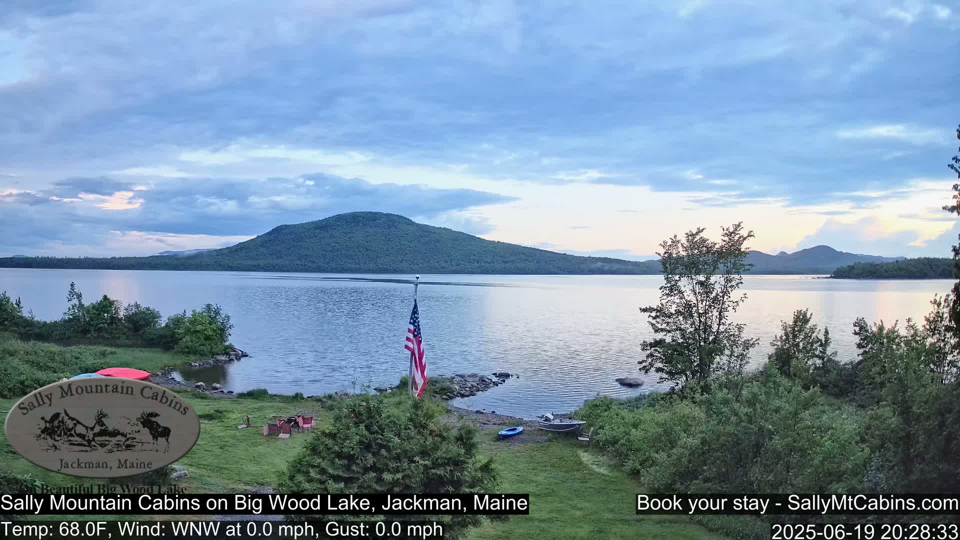 Sally Mountain Cabins , Live Cam - Jackman, Maine, USA